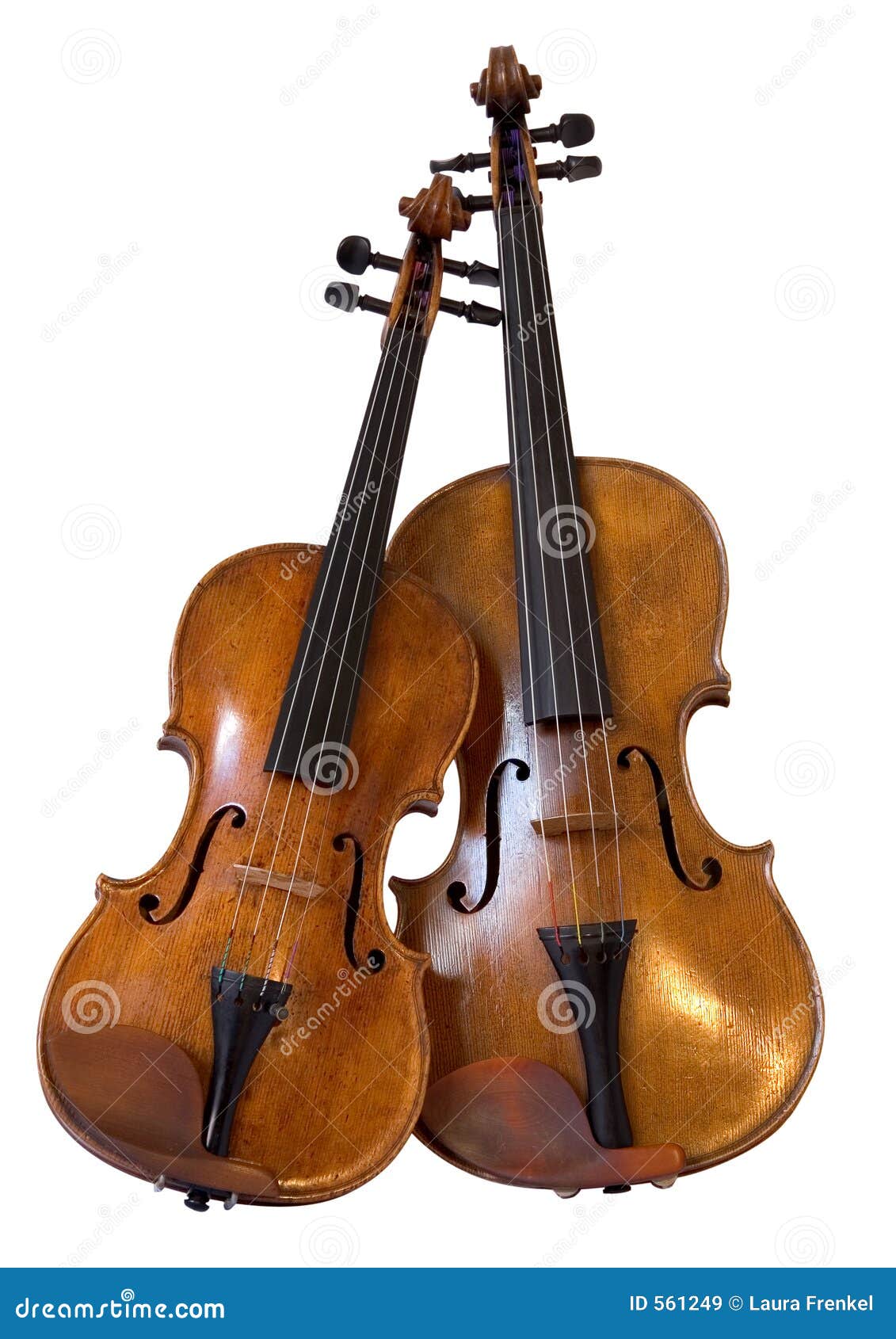 viola and violin