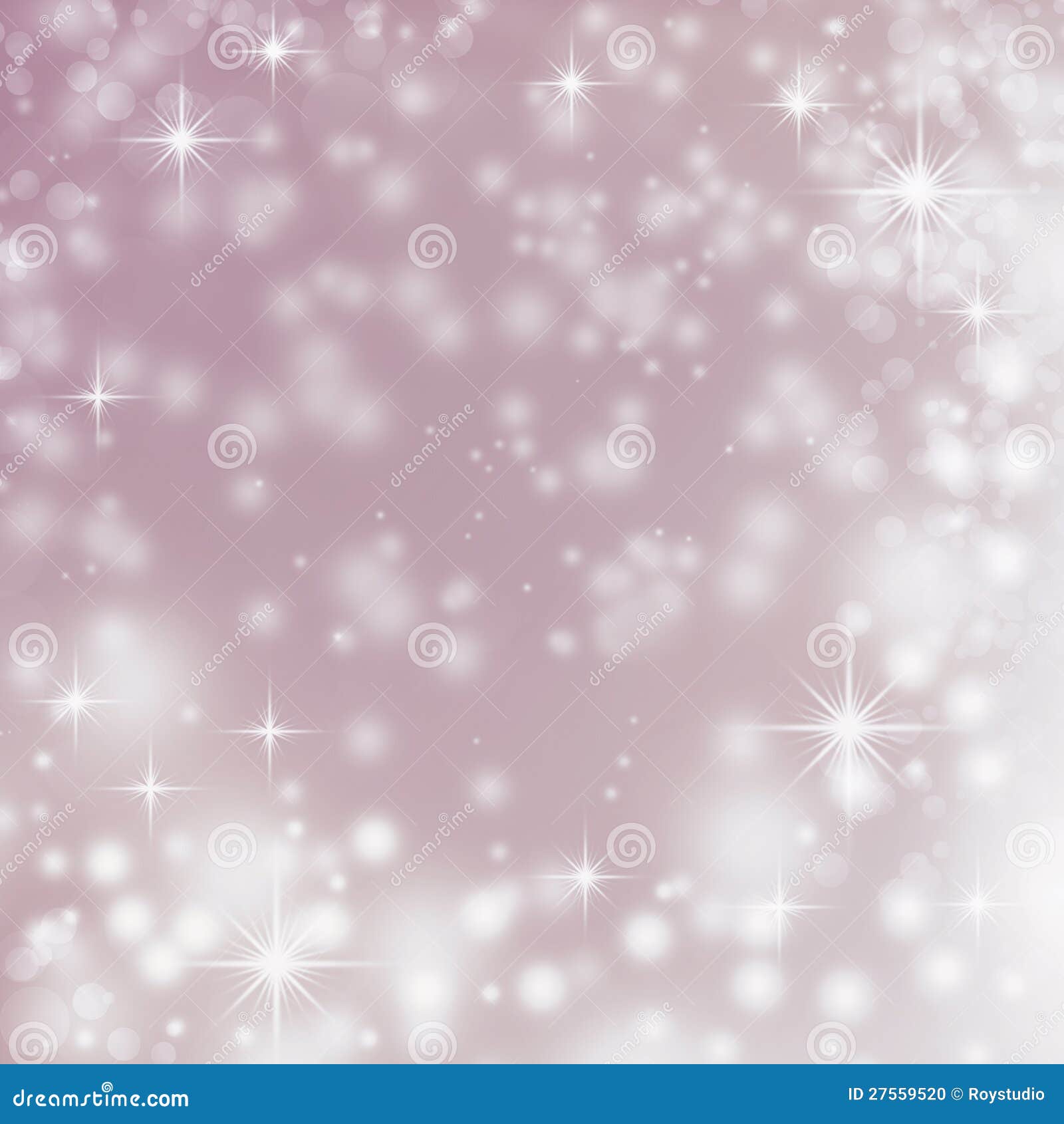Violet Abstract Background Christmas White Lights Stock Illustration