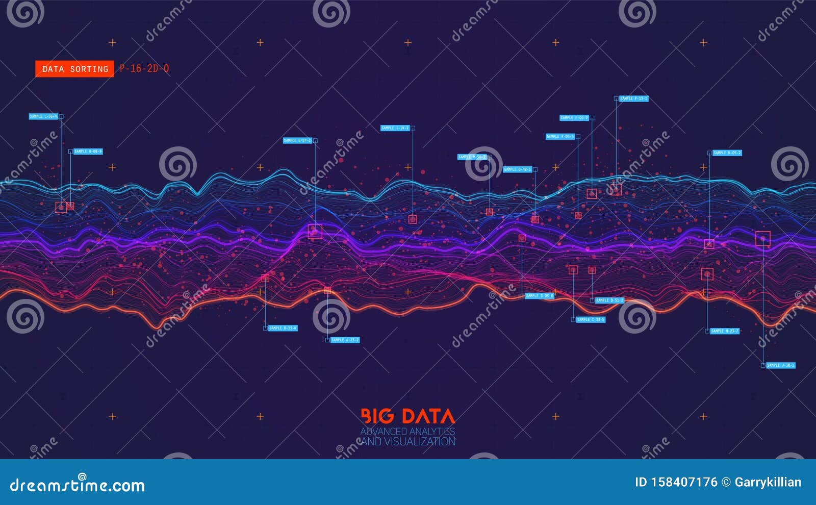Big Data Visualization Intricate Stock Illustrations – 1,316