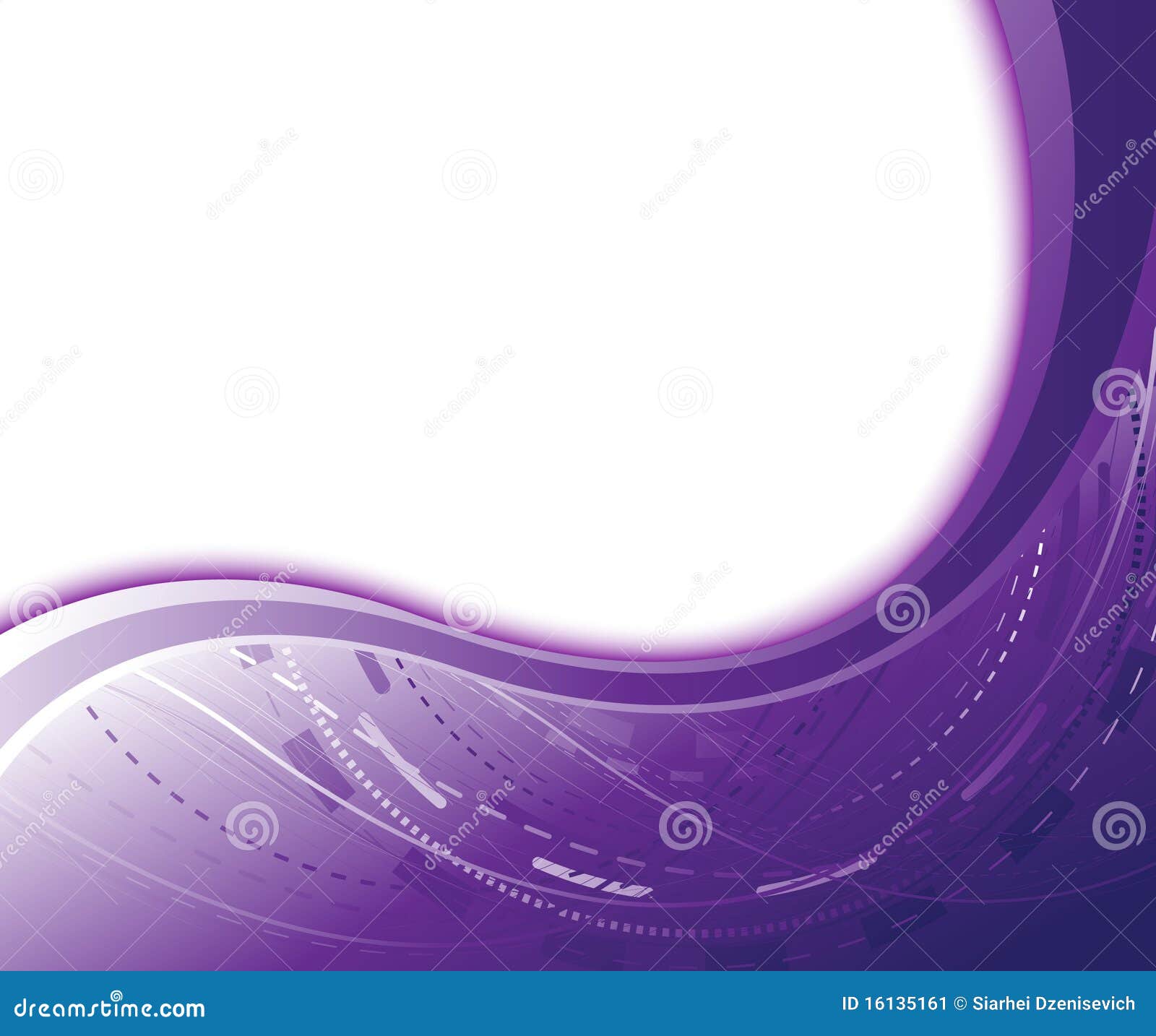 Violet Abstract Geometrical Banner Stock Vector Illustration of cell