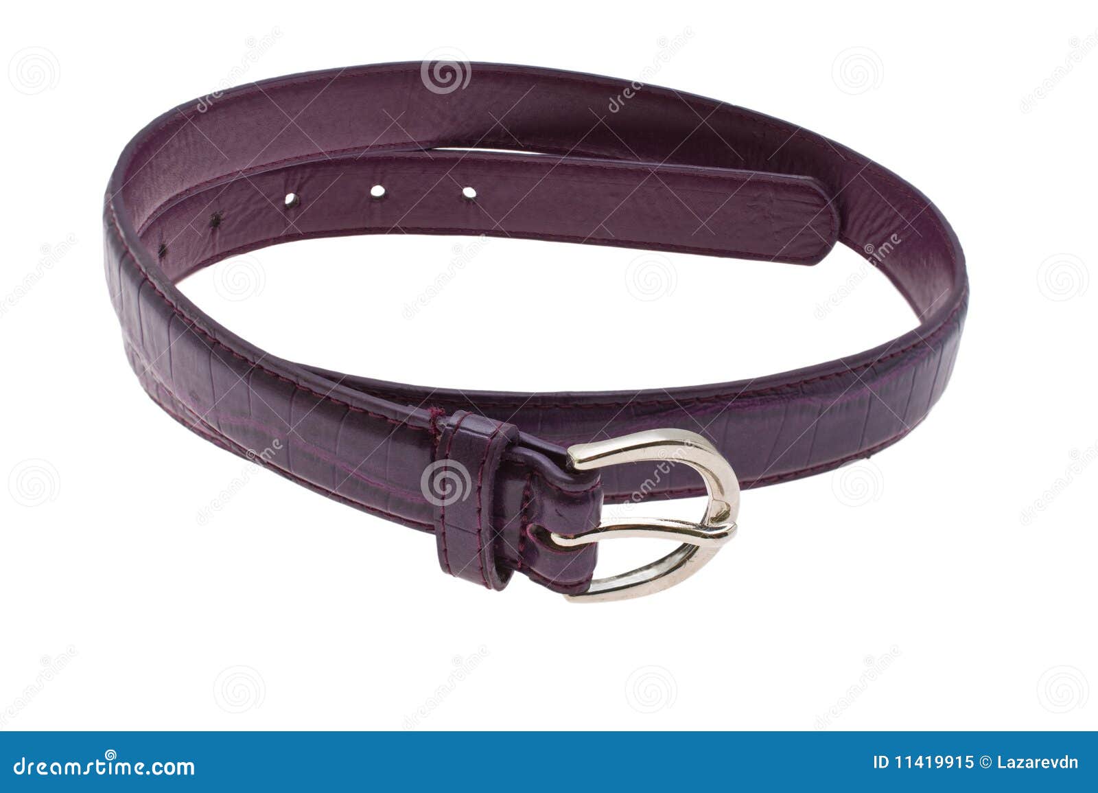 Violet belt stock image. Image of hide, leather, strap 11419915