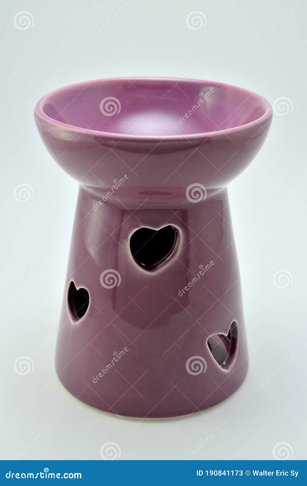 Violet Candle Holder for Oil Scent Stock Image Image of scent, mood