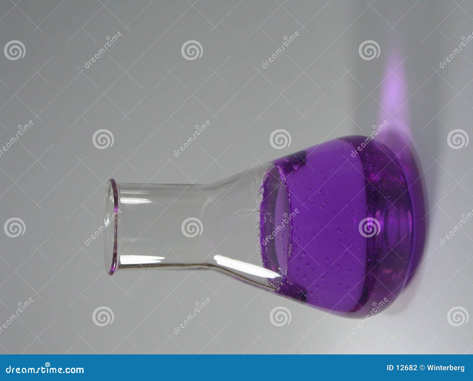 violet conical flask i