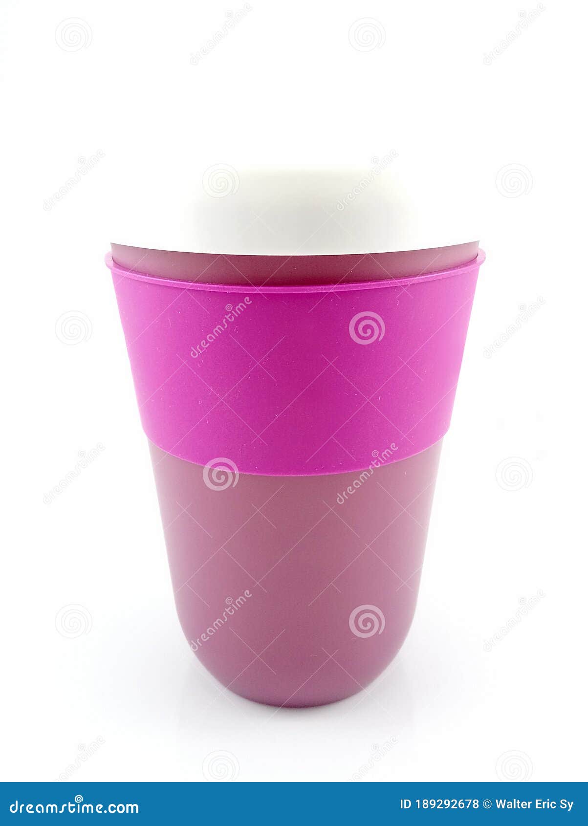 Violet Slush and Shake Cup Maker Cup Stock Photo Image of maker, plastic 189292678