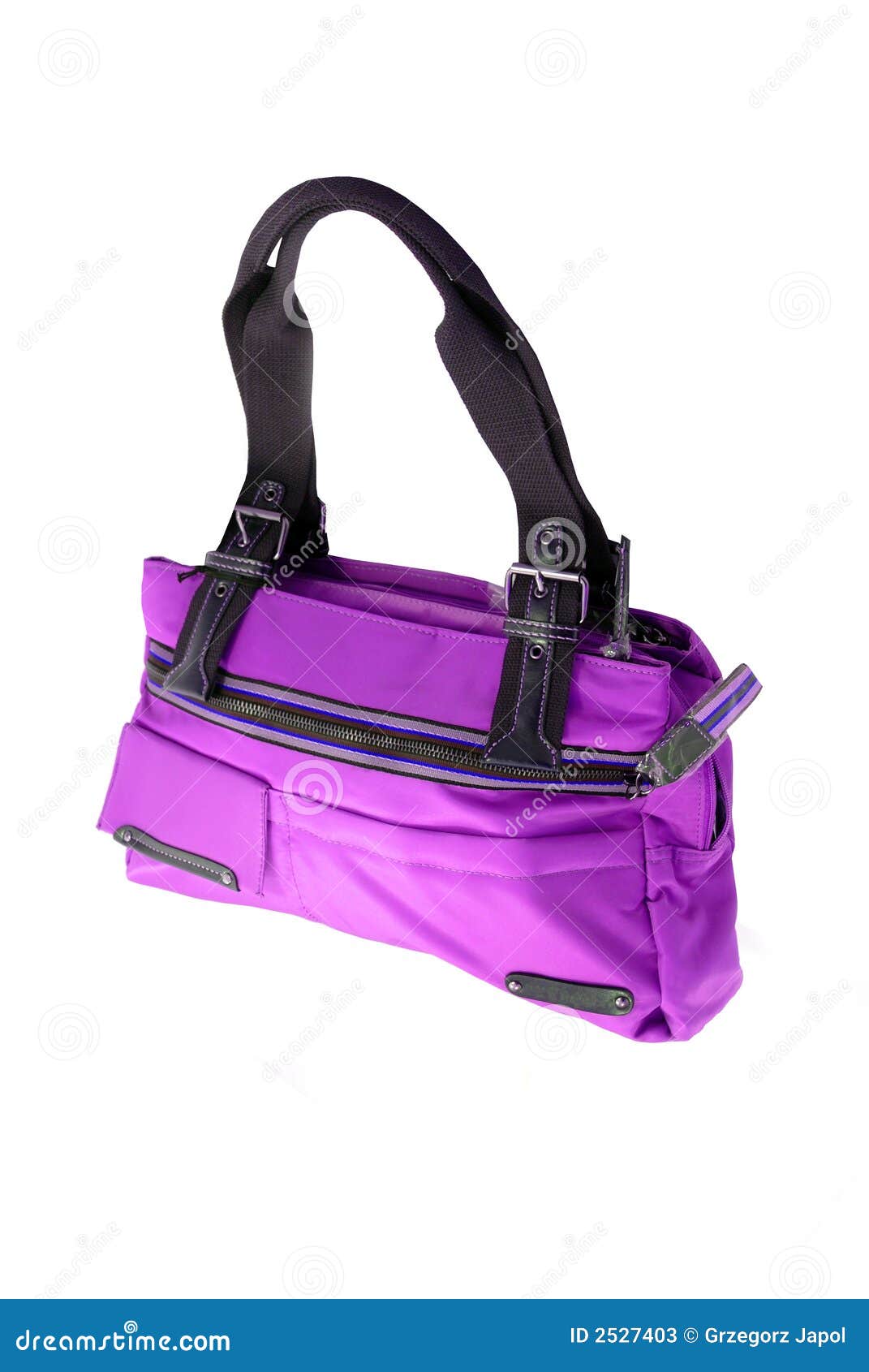 Violet Woman Purse (handbag) Stock Image Image of buckle, glamour
