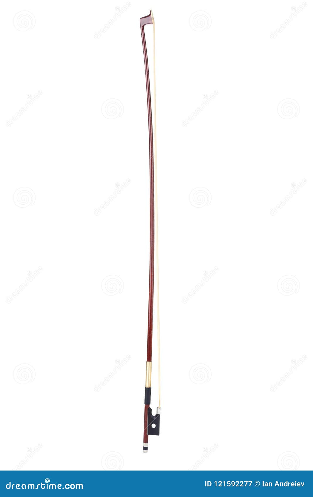 Violin bow stock image. Image of closeup, cutout, instrument 121592277