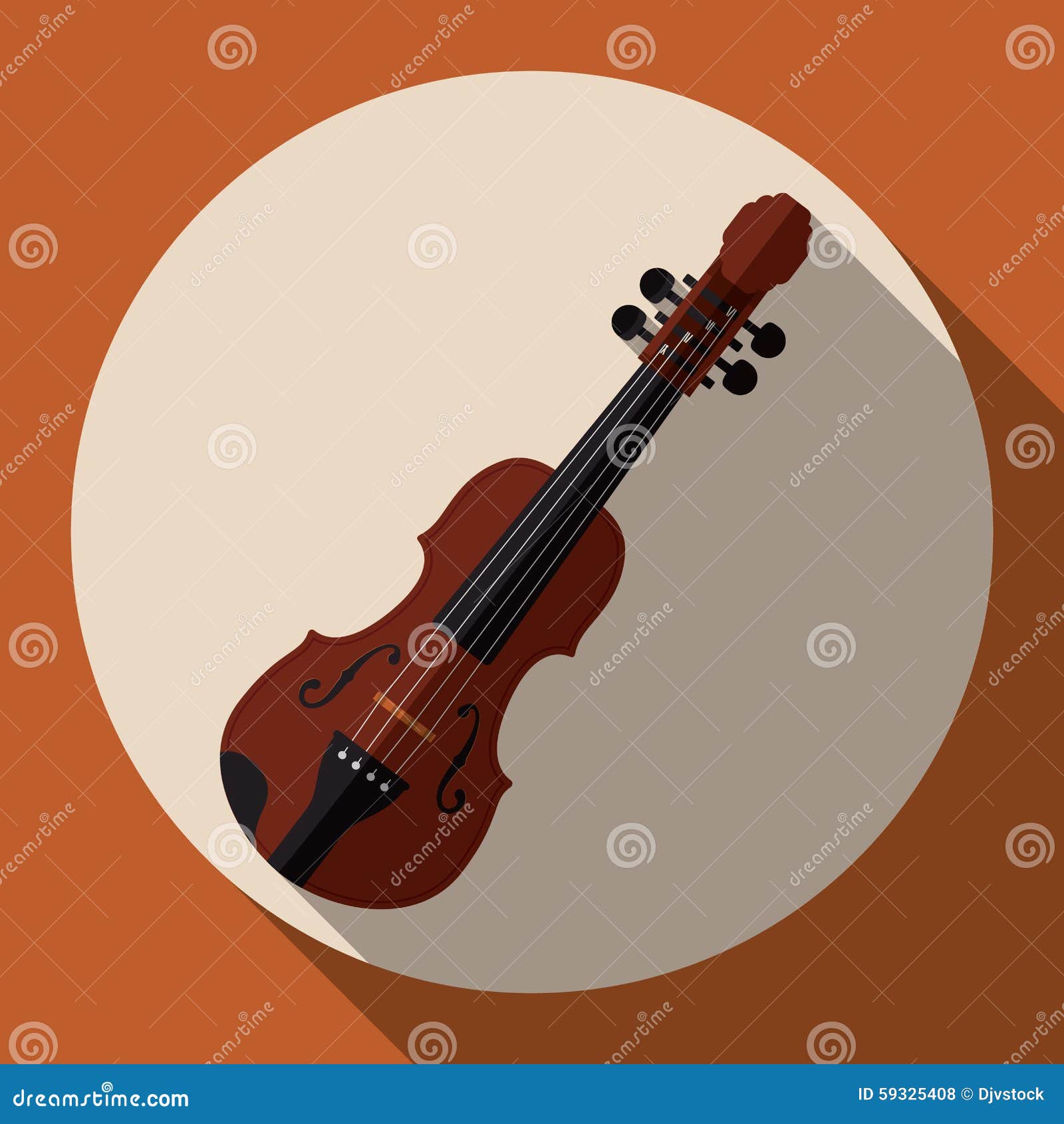 Violin design. stock vector. Illustration of musical 59325408