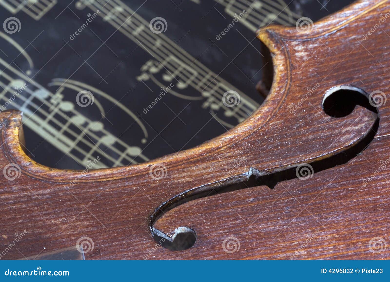 Violin and music sheet stock photo. Image of evening, sound 4296832