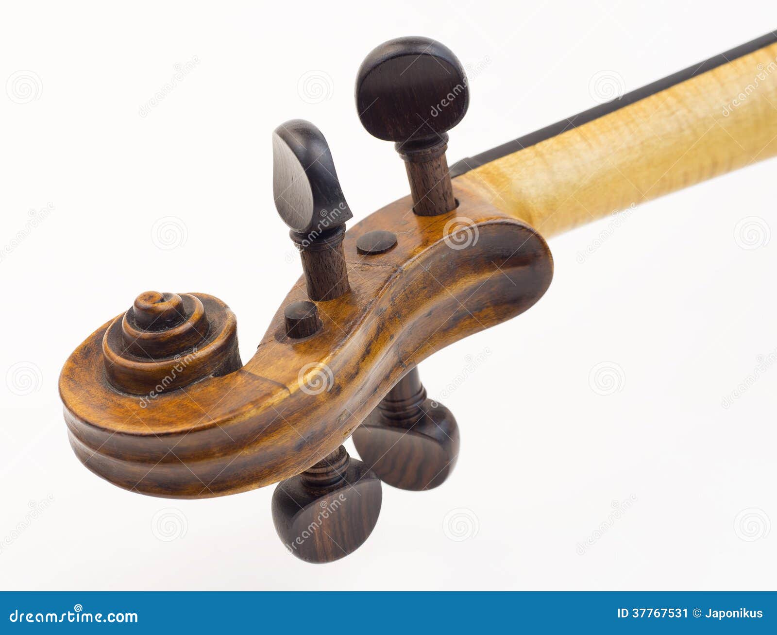 Violin peg box stock image. Image of performance, brown 37767531