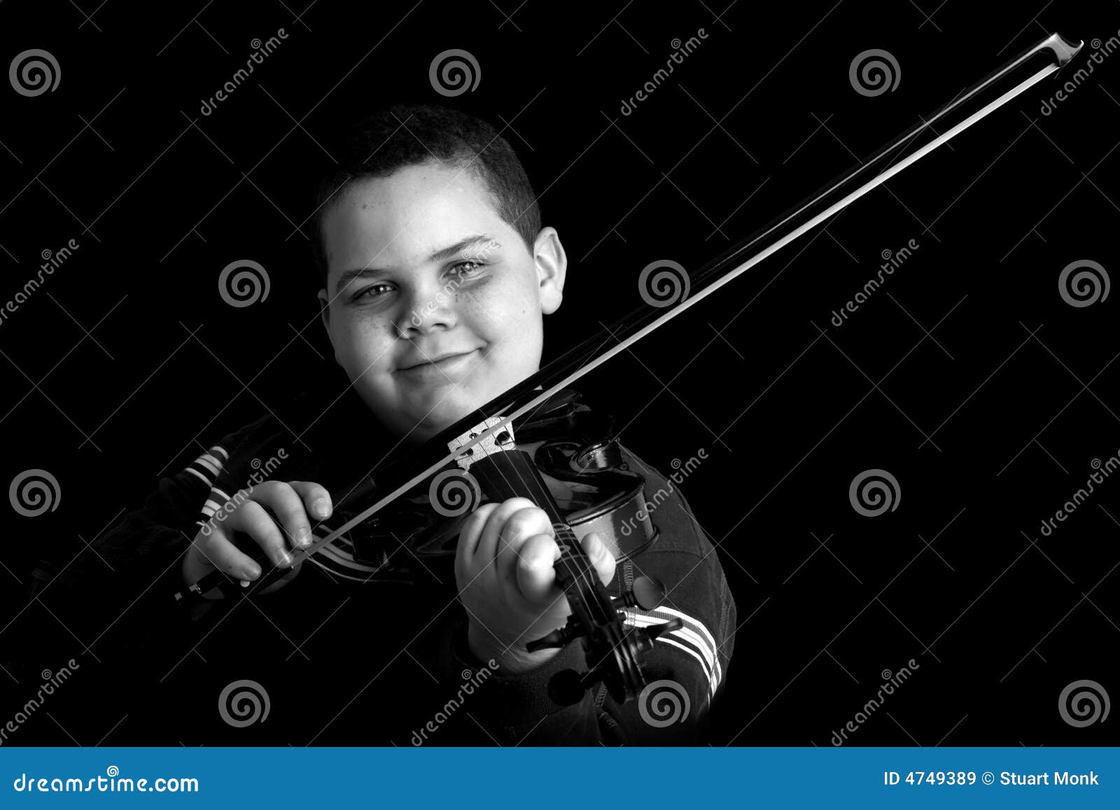 Violin player stock image. Image of black, african, isolated 4749389