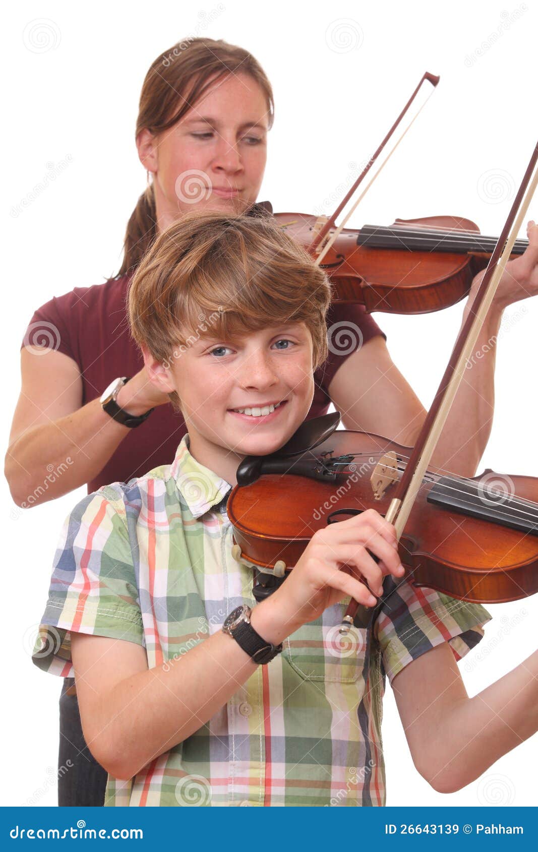 Violin players stock image. Image of classical, concert 26643139