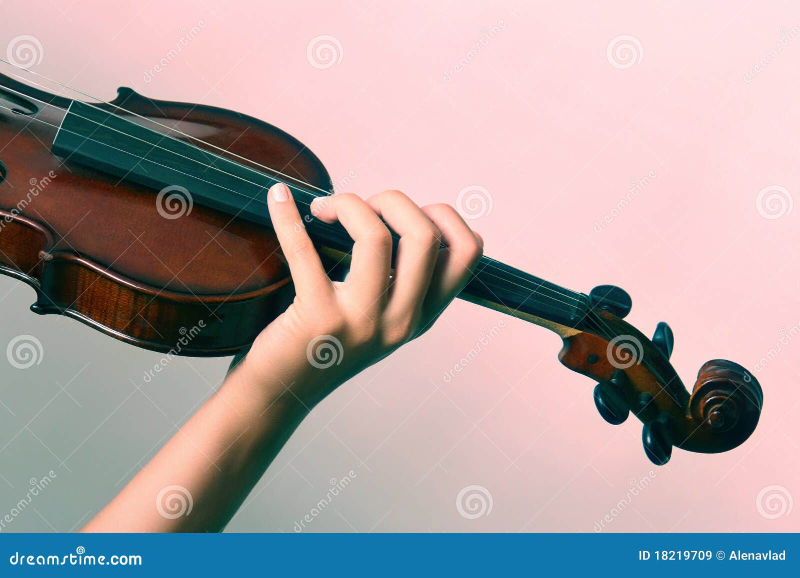 Violin with hand stock image. Image of artistic 18219709