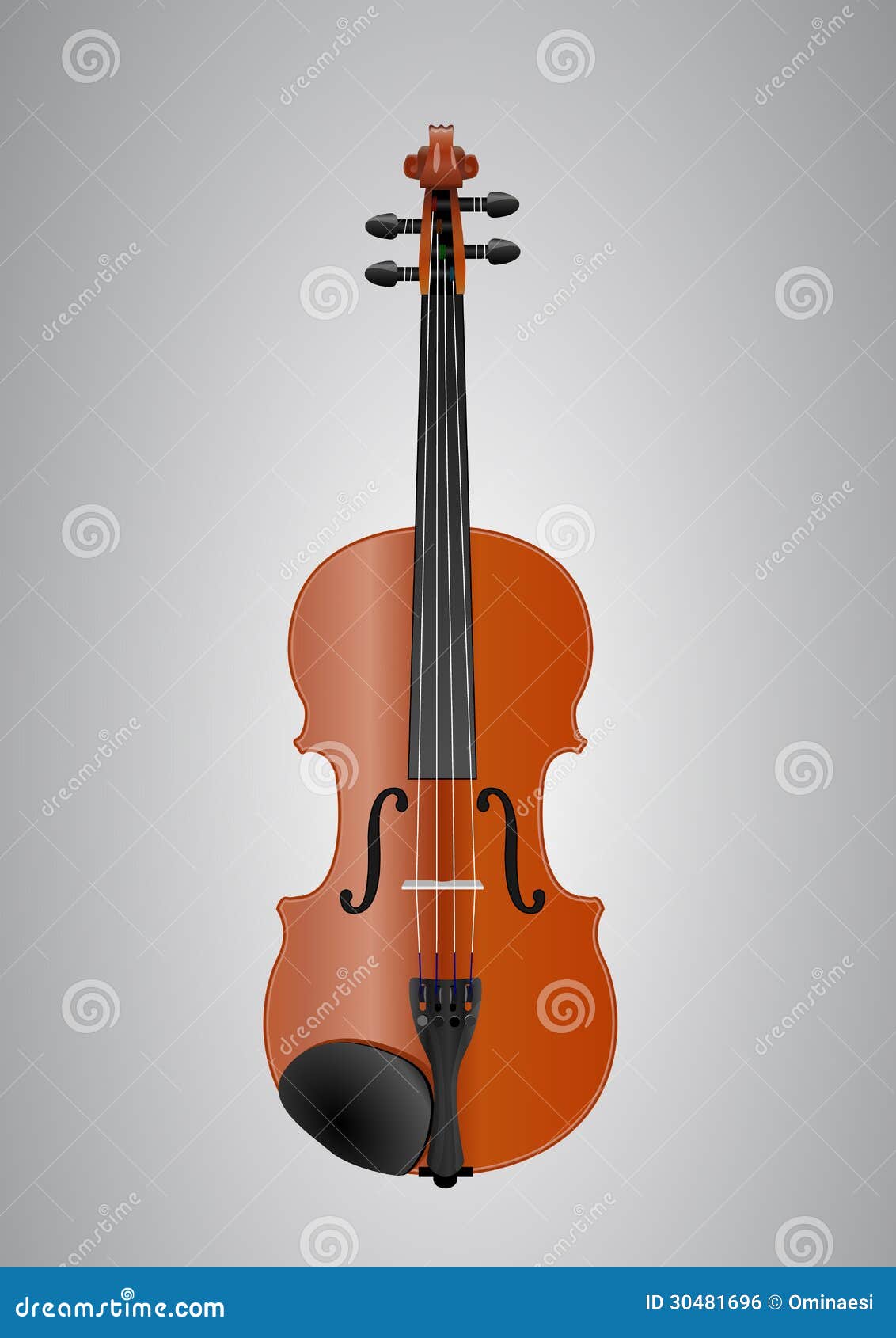 Violin stock vector. Illustration of play, beauty, performance - 30481696