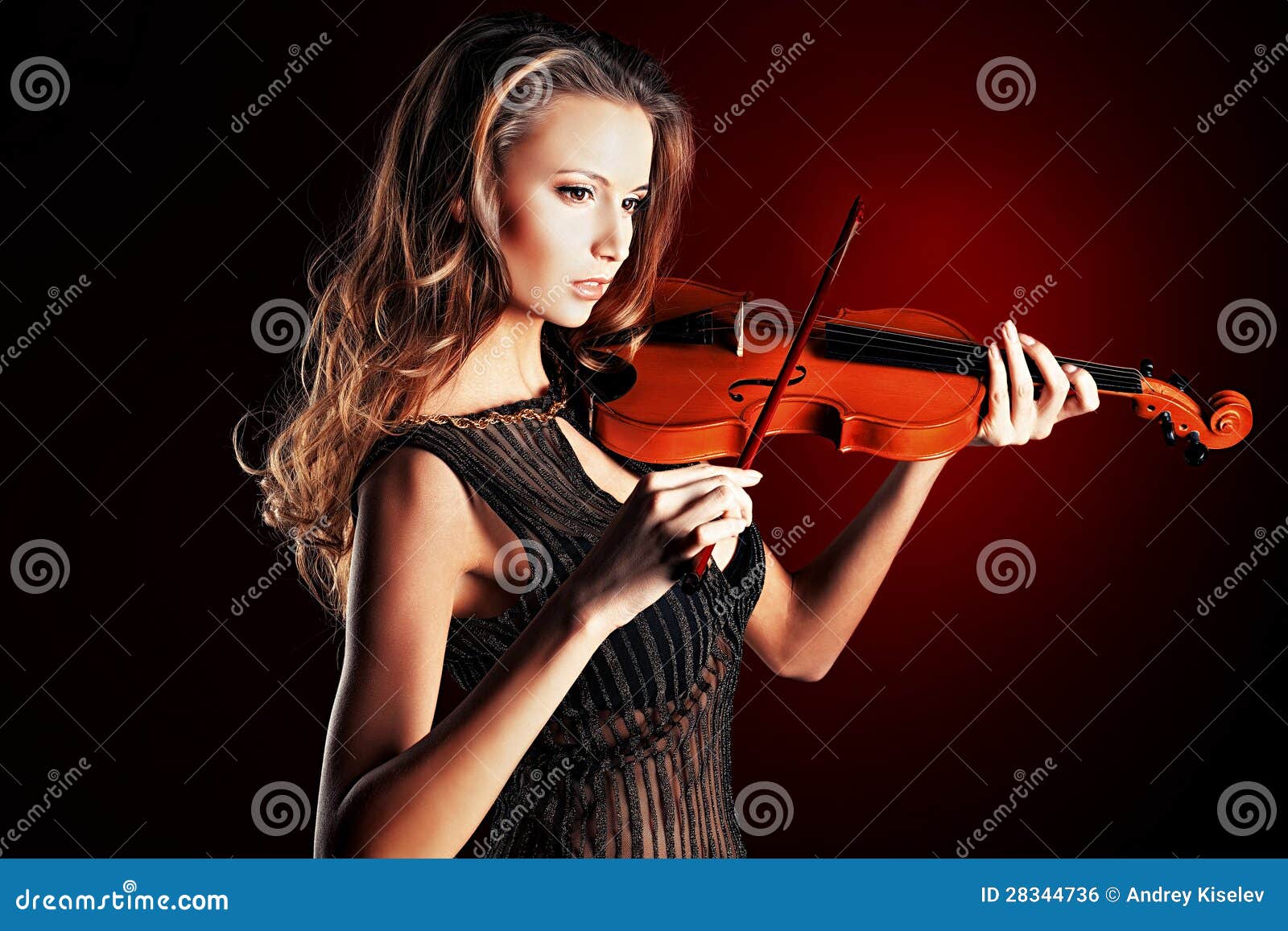 Violinist stock photo. Image of fashion, classical, beautiful 28344736