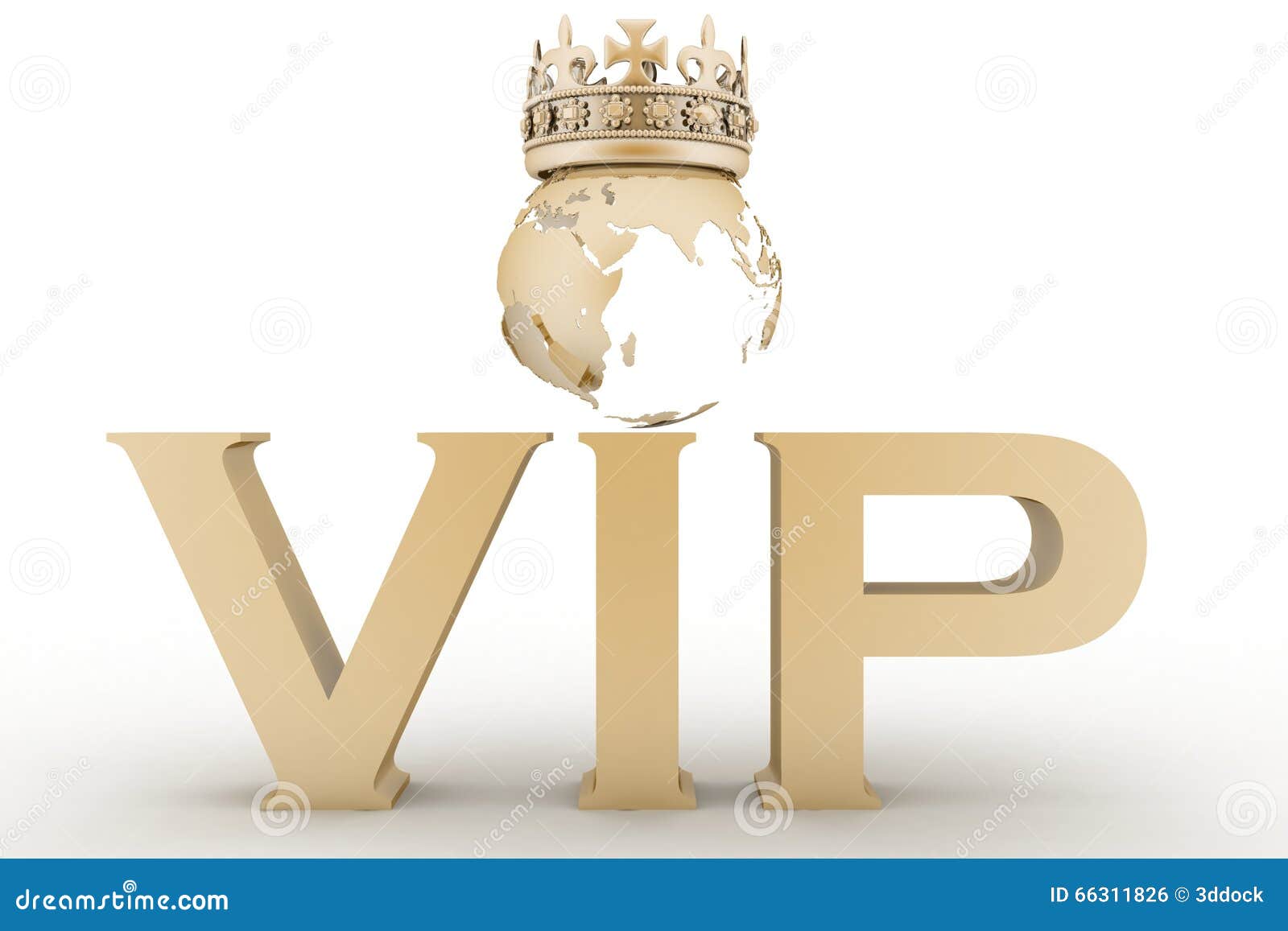 vip abbreviation with a crown