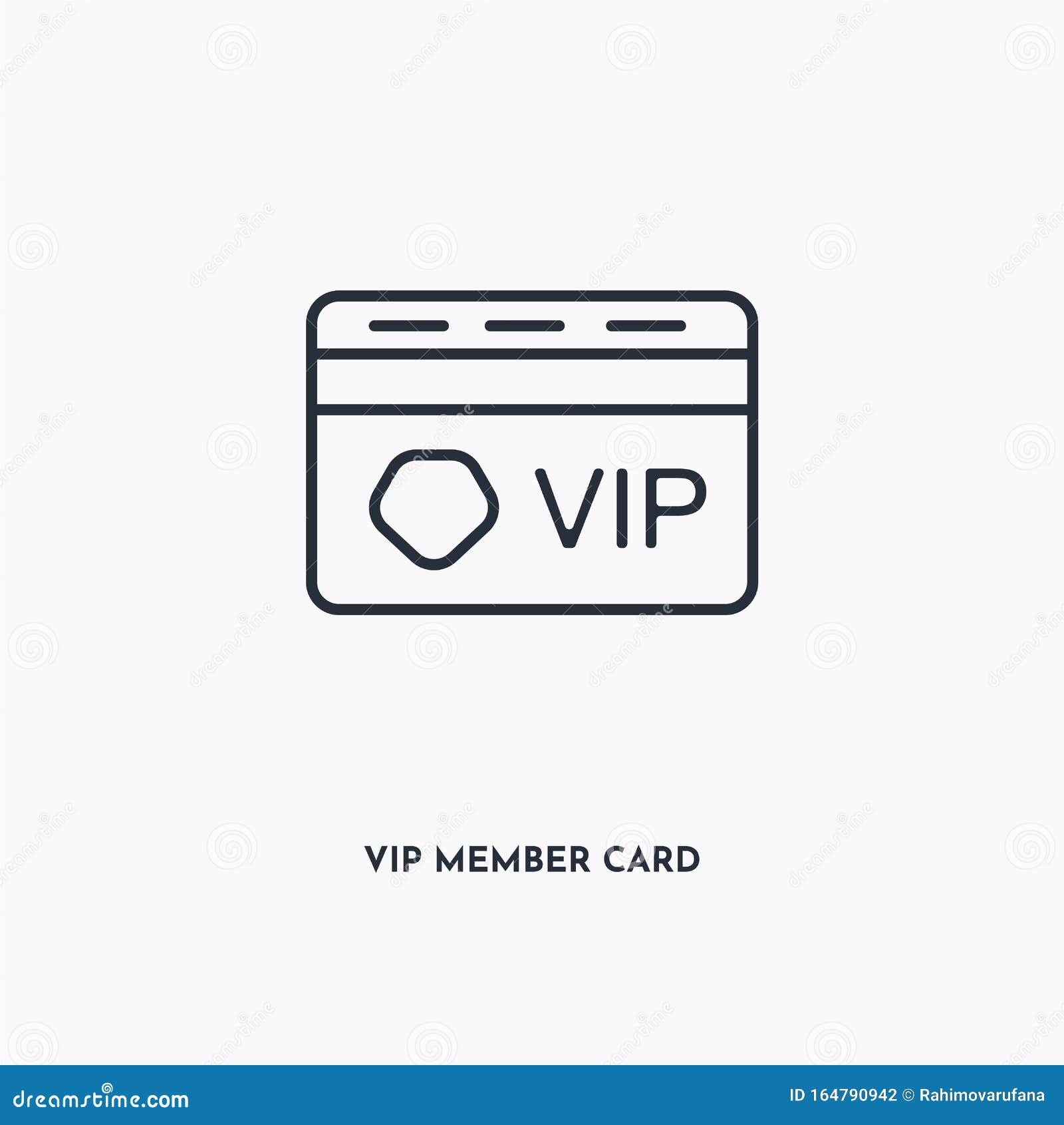 VIP icon blue, isolated on white background Stock Photo - Alamy