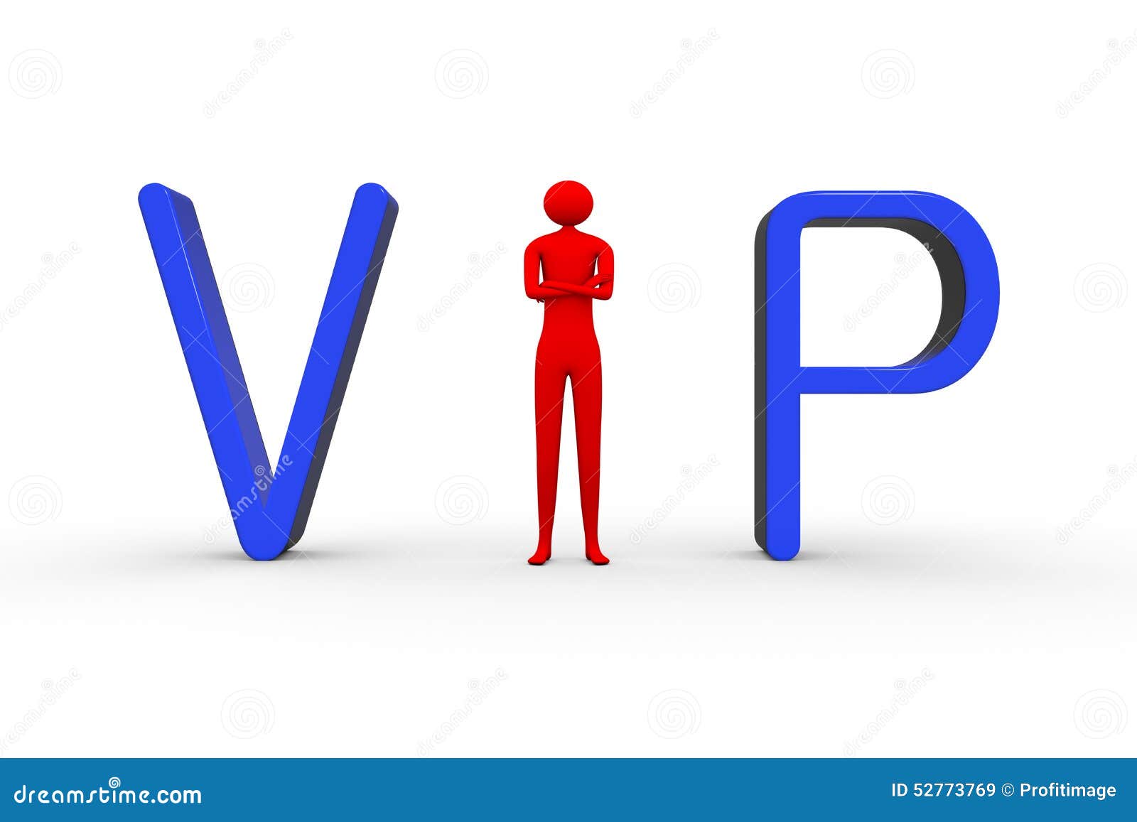 Vip People On A White Background Stock Illustration Image 52773769