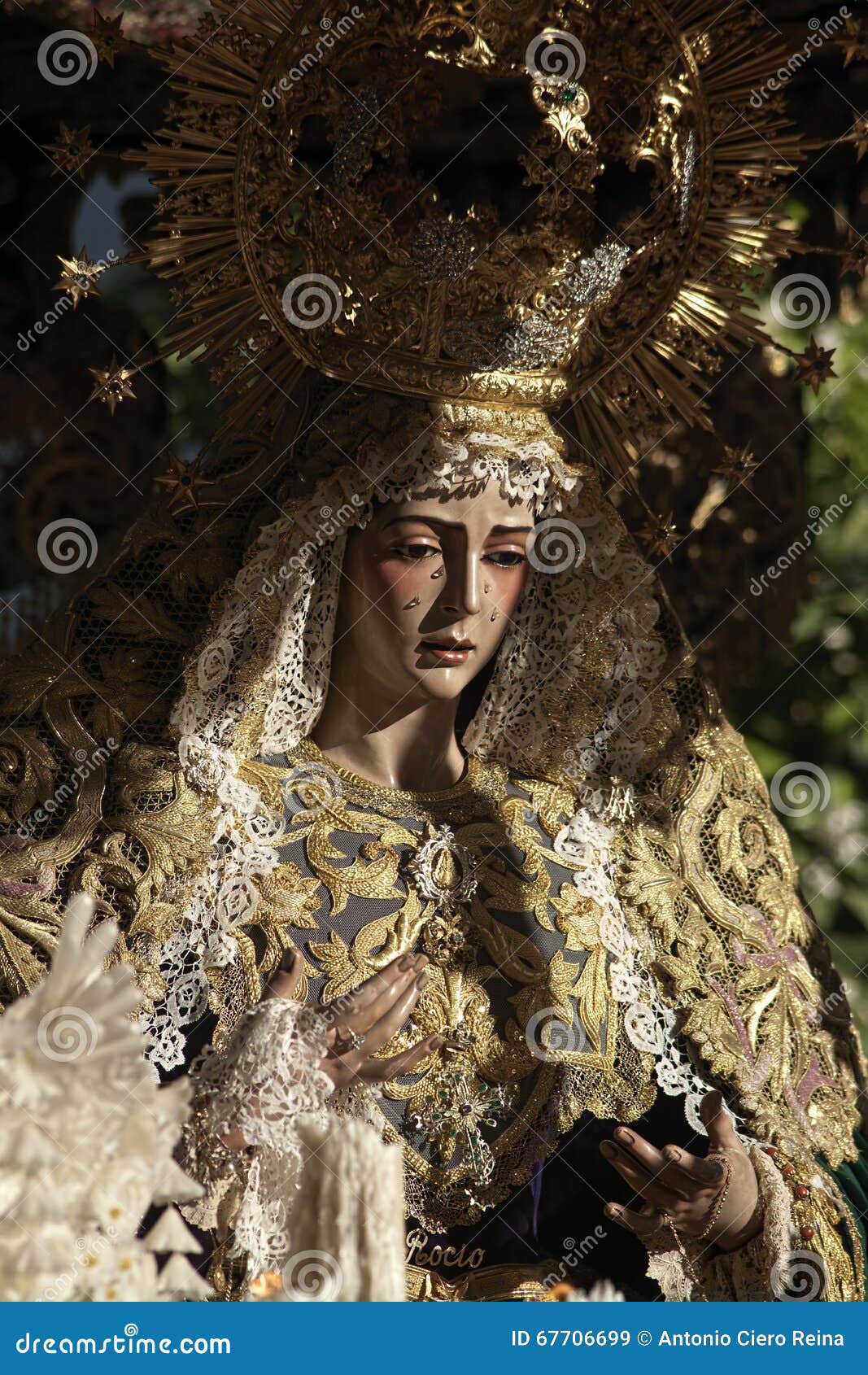 virgen del rocio holy week in sevill
