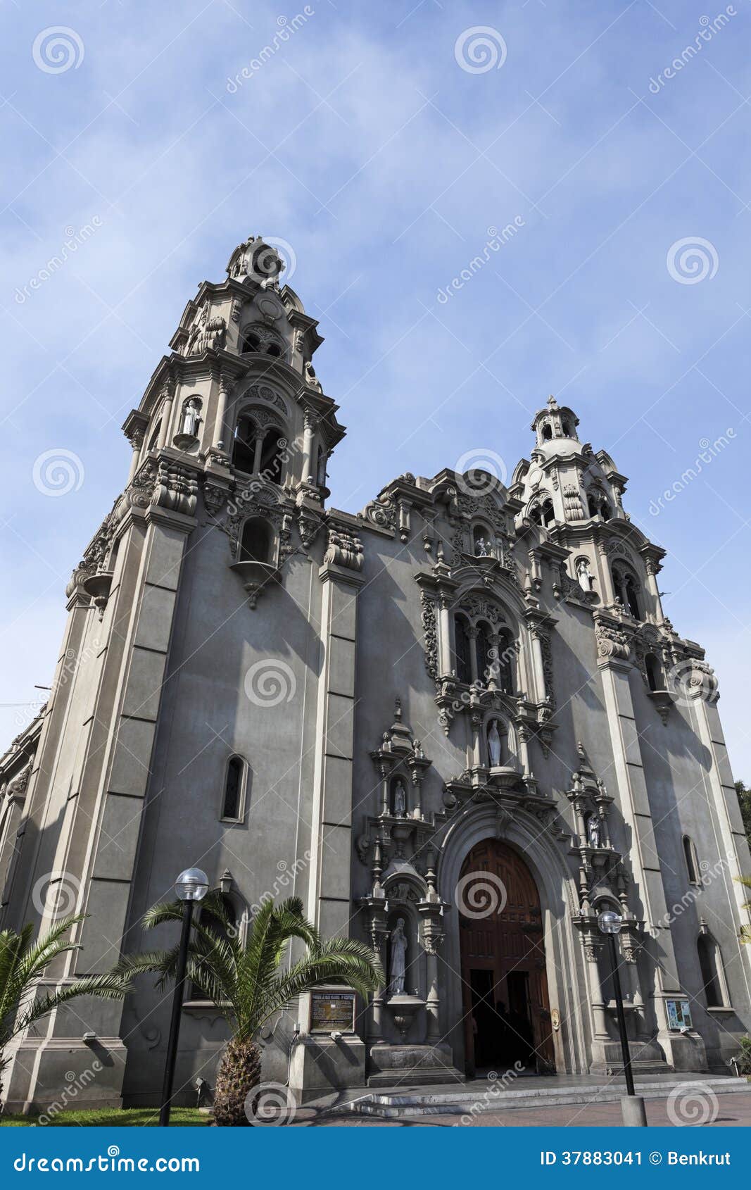 virgen milagrosa church in miraflores, lima