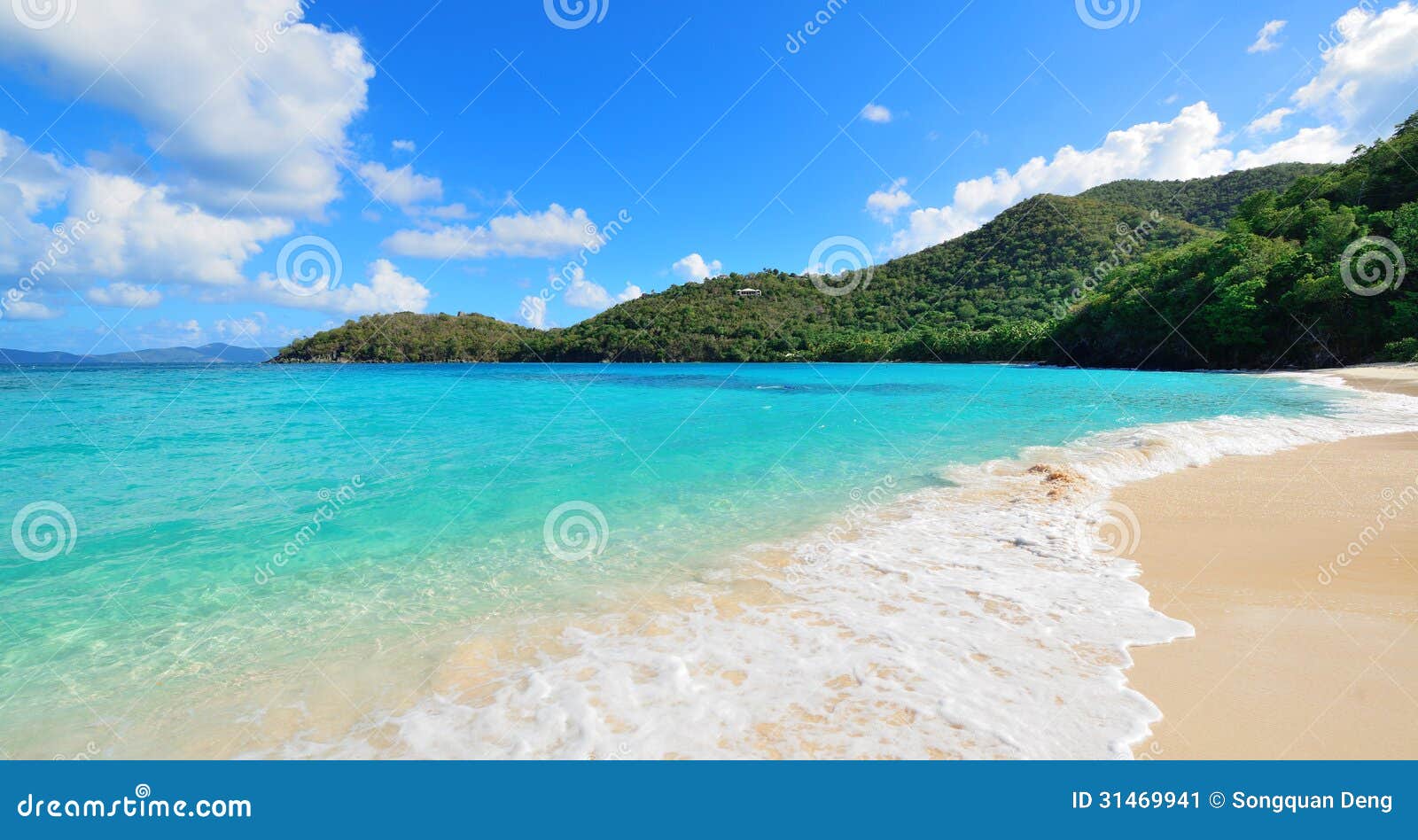 Virgin Islands Beach stock image. Image of color, holiday - 31469941