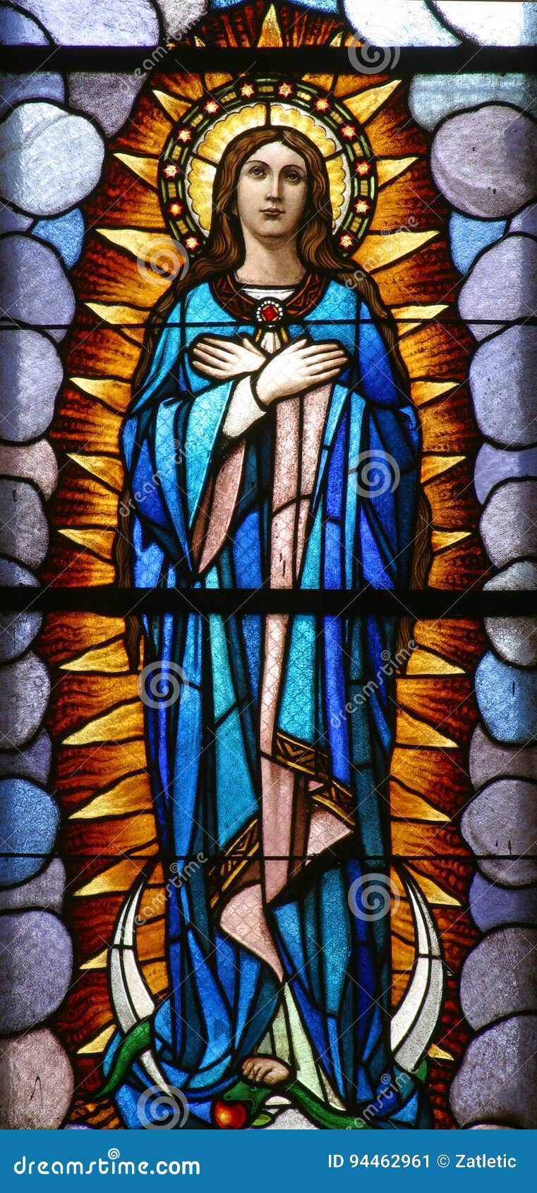 17 Inch Laptop Sleeve Mother Mary Stained Glass 17 Inch Laptop Sleeve Mother Mary Stained Glass