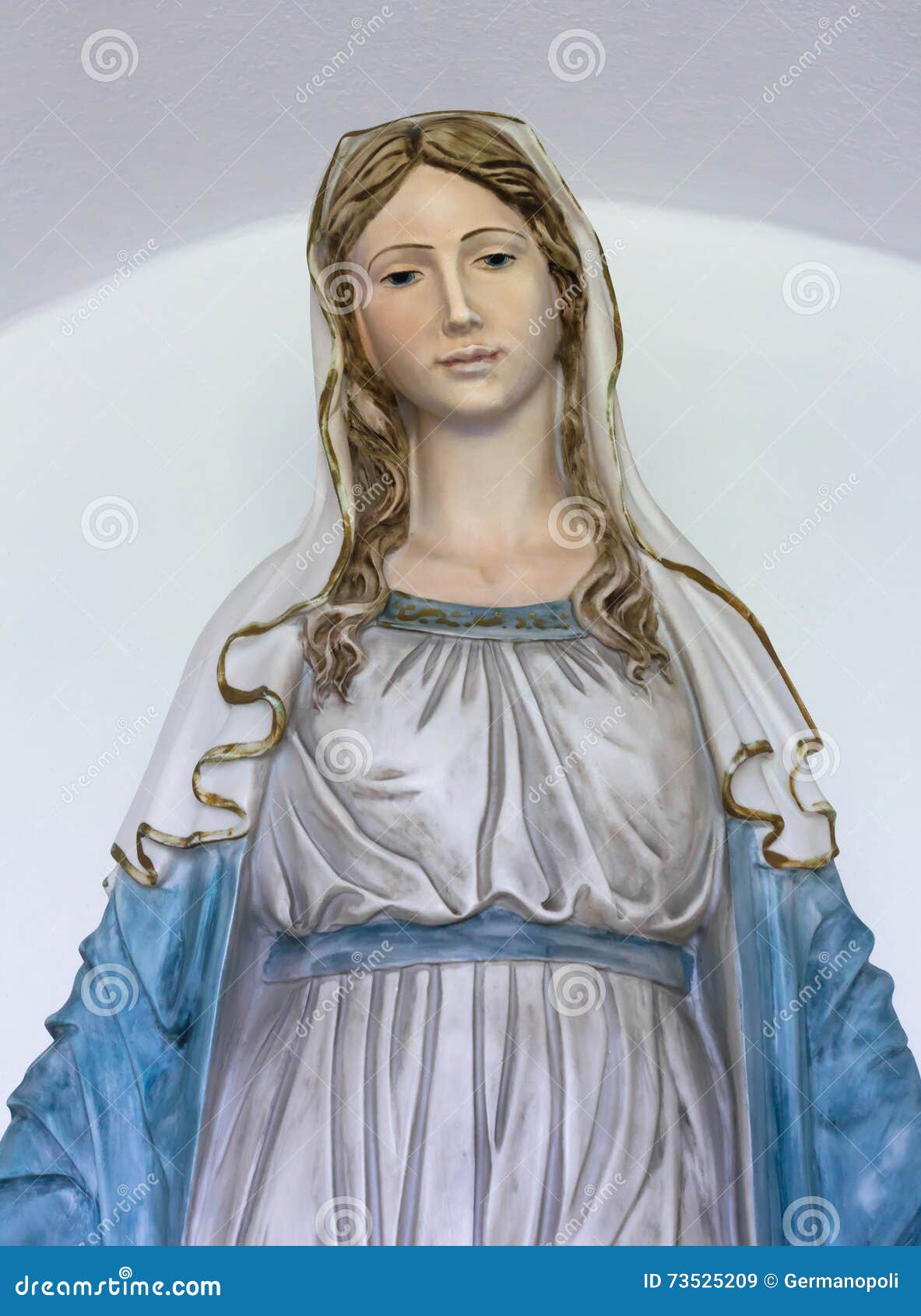 Virgin Mary statue stock image. Image of bible, prayer 73525209