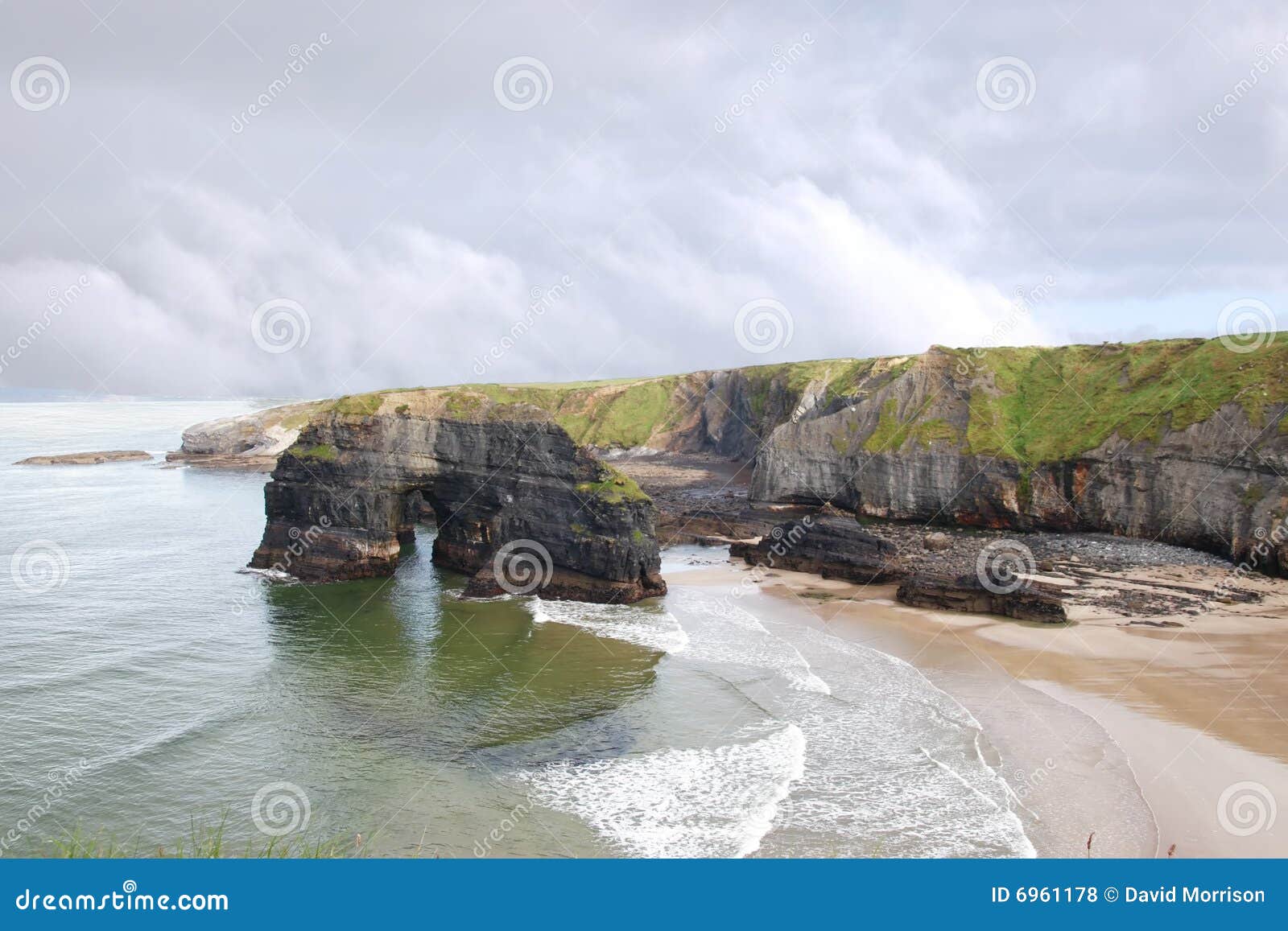 Virgin rock. A view from the cliff walk ballybunion co kerry ireland