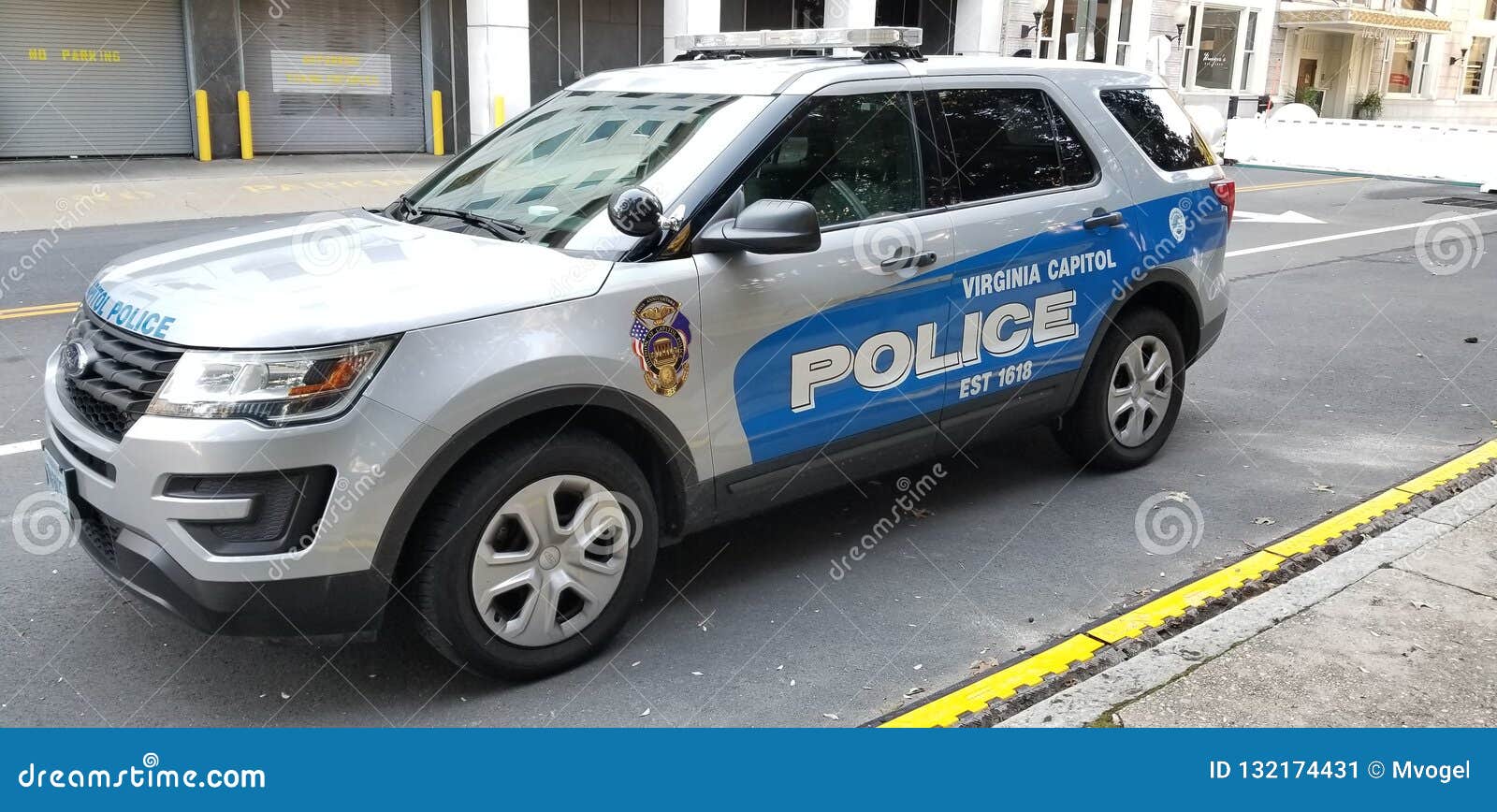 Virginia Capitol Police Car Foto Editorial Imagem de capital, carro