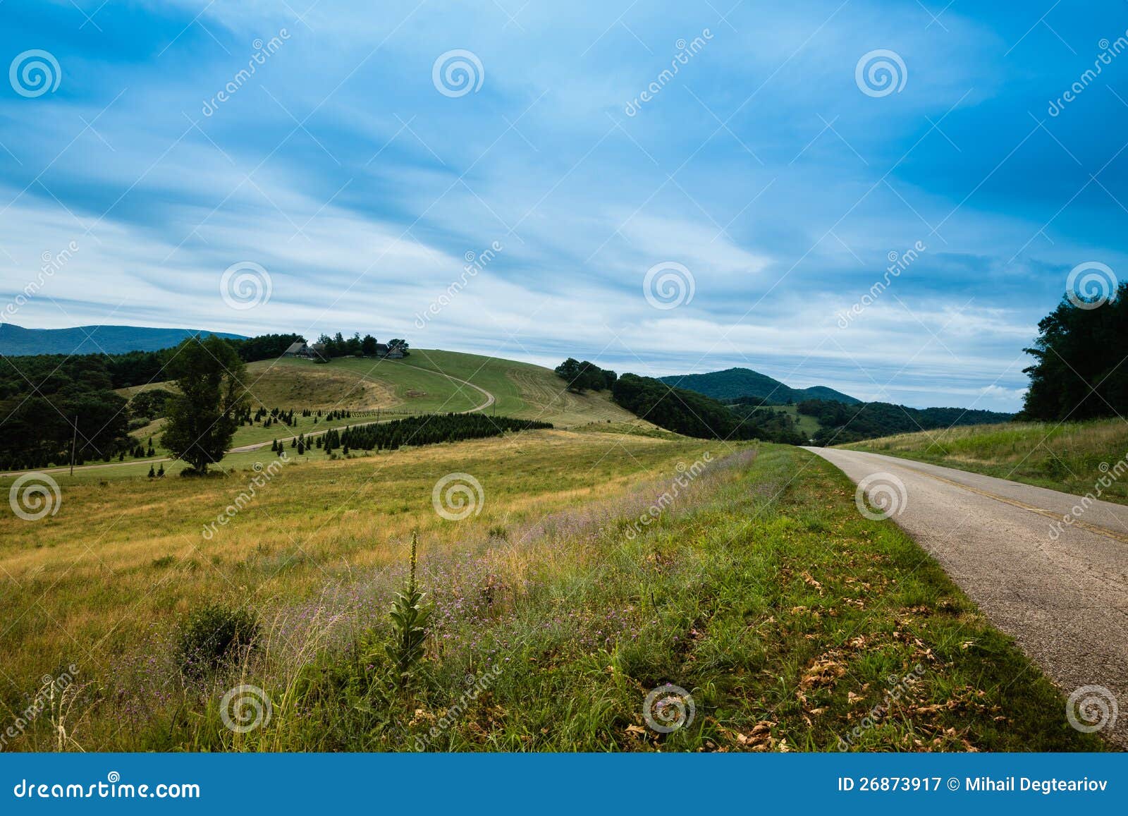Virginia Hills stock image. Image of country, meadow 26873917