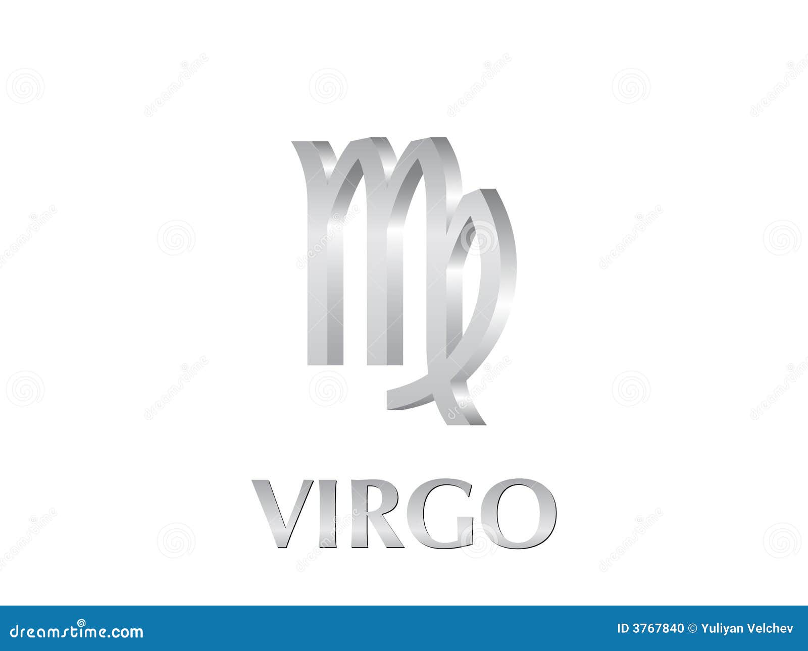 Virgo sign stock vector. Illustration of magical, design - 3767840