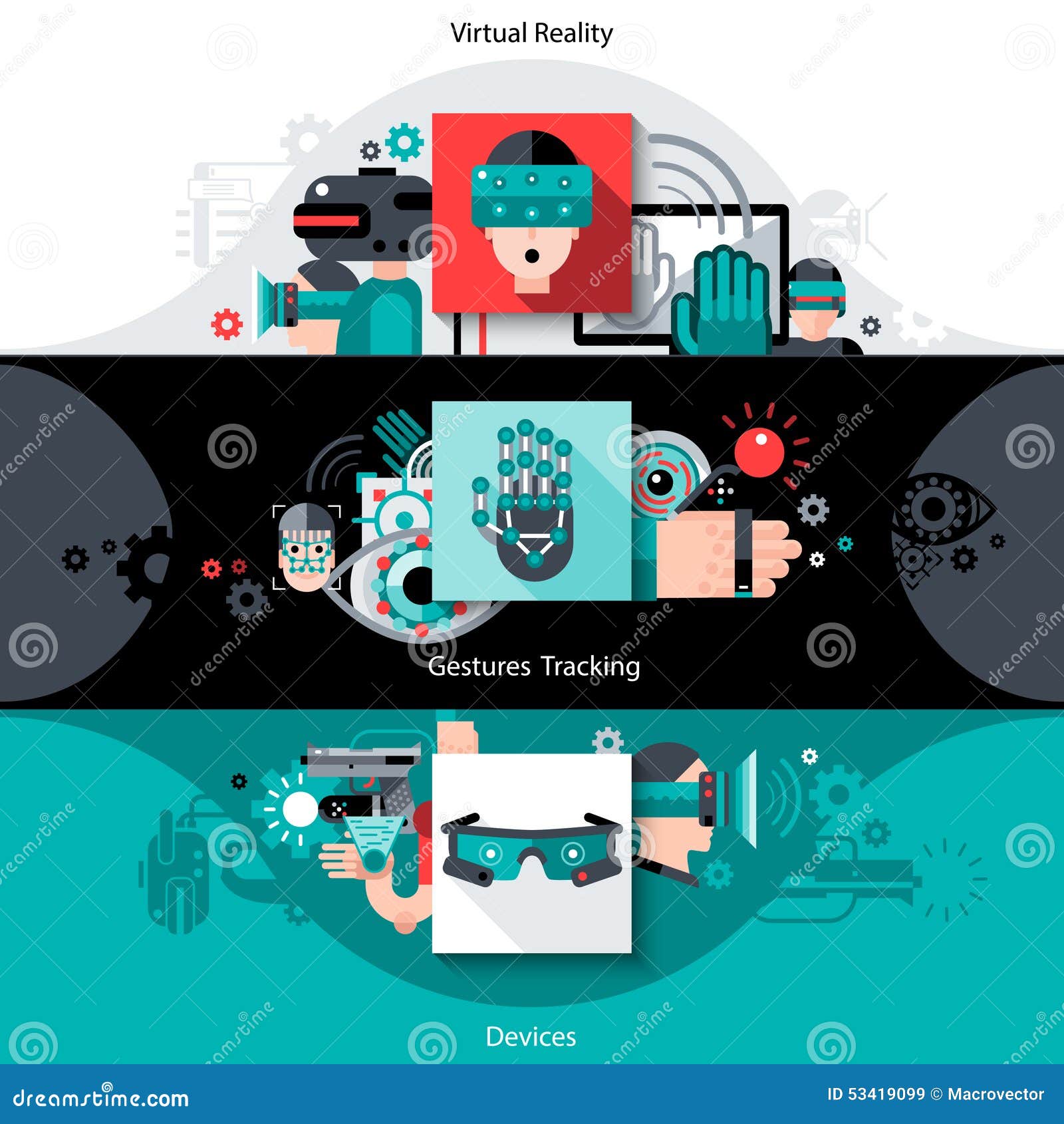 virtual augmented reality banners