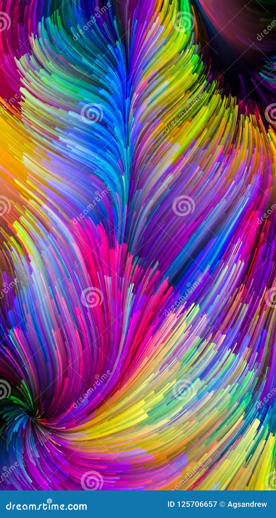 Virtual Colorful Paint stock image. Image of texture 125706657