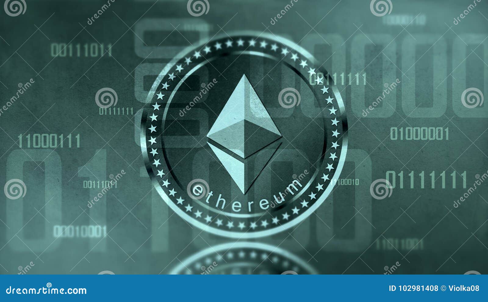 Ethereum Sign / Gold Coin With Ethereum Sign. Stock Vector ...