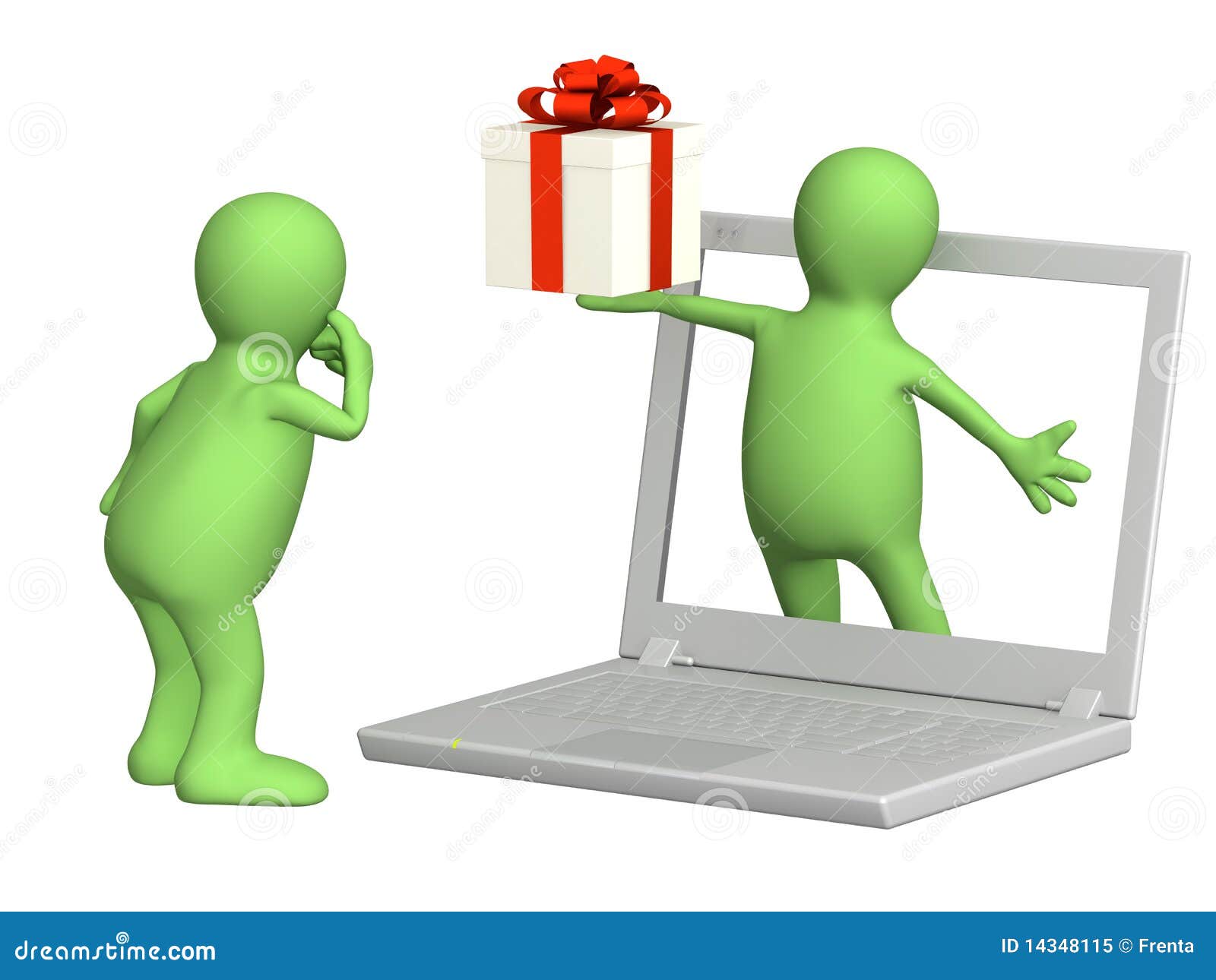 Virtual gift stock illustration. Illustration of ...