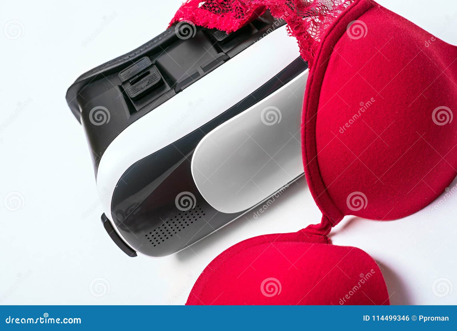 Virtual Reality Glasses for Mobile Devices with Women Lingerie a Stock  Photo - Image of innovation, glasses: 114499346