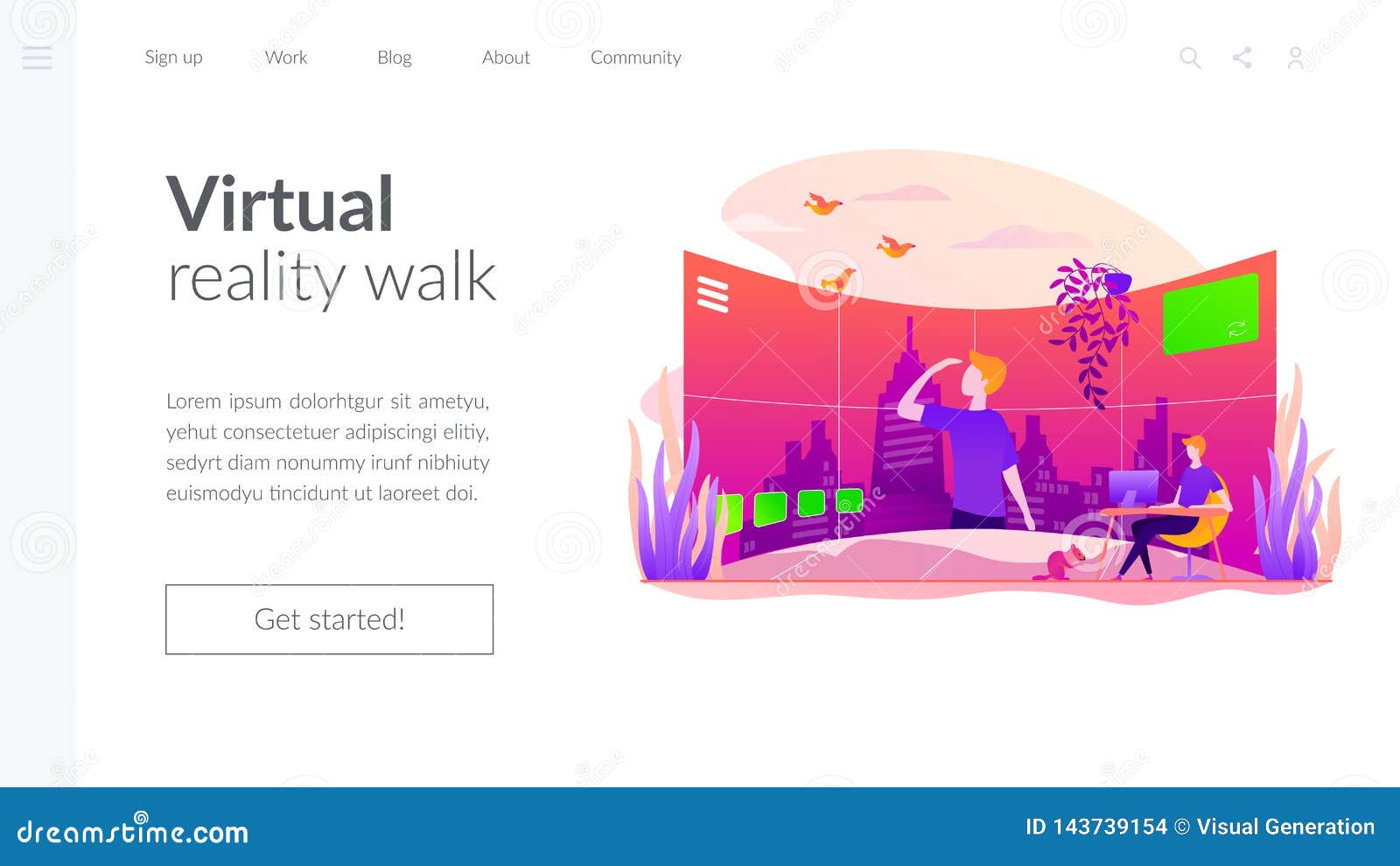 Virtual Tour Website Template Virtual Tour Website Template