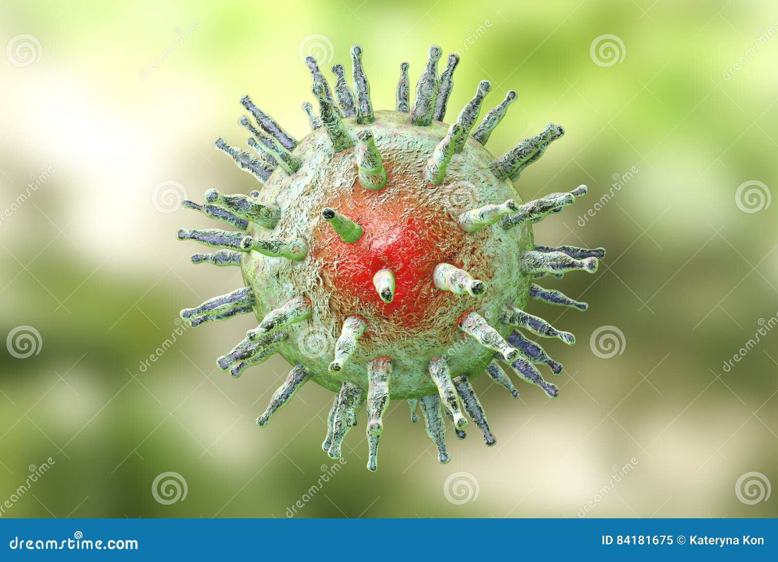 Virus d'Epstein-Barr EBV illustration stock. Illustration du ...