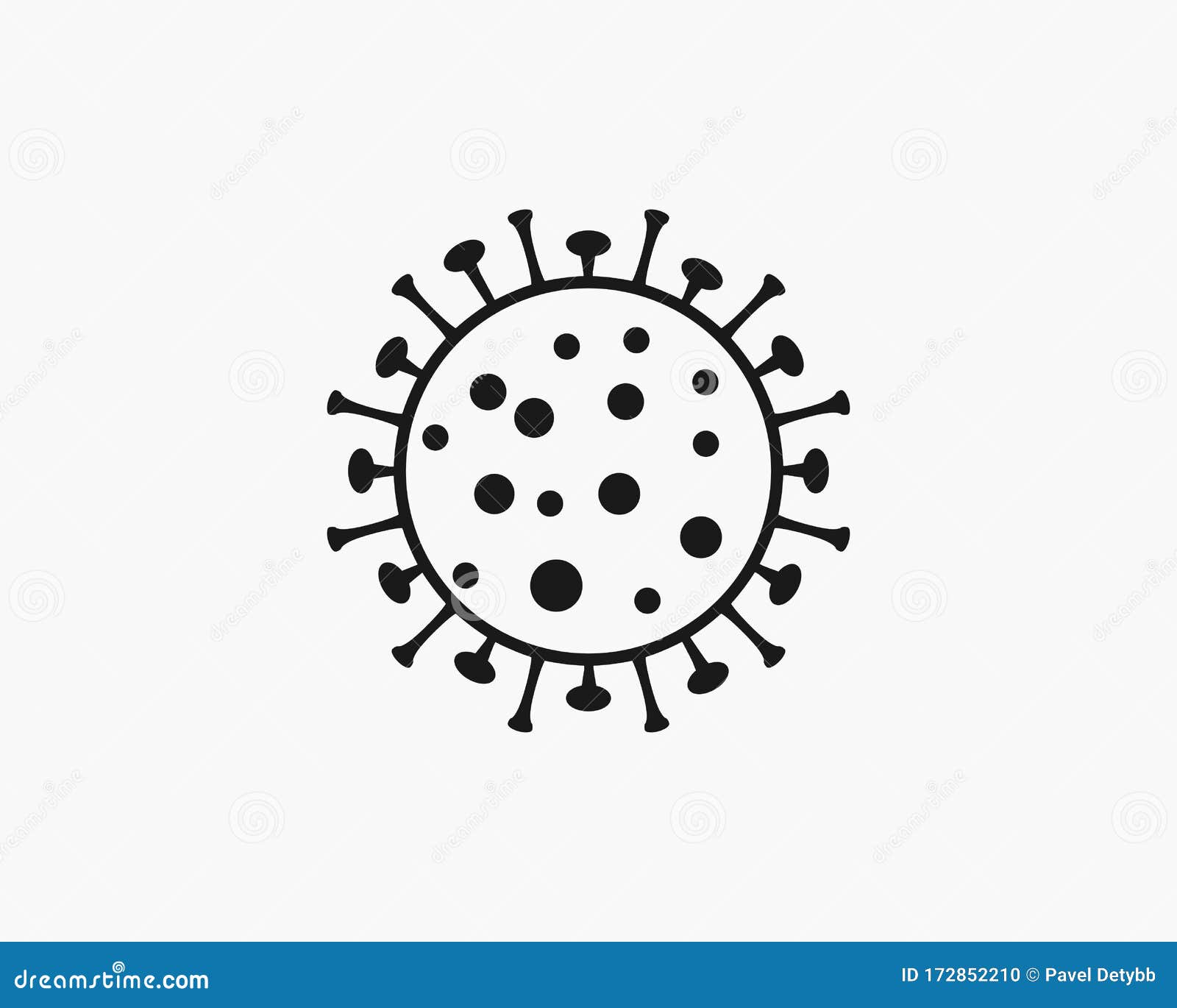 Virus, Disease, Flu Icon. Vector Illustration, Flat Design Stock ...