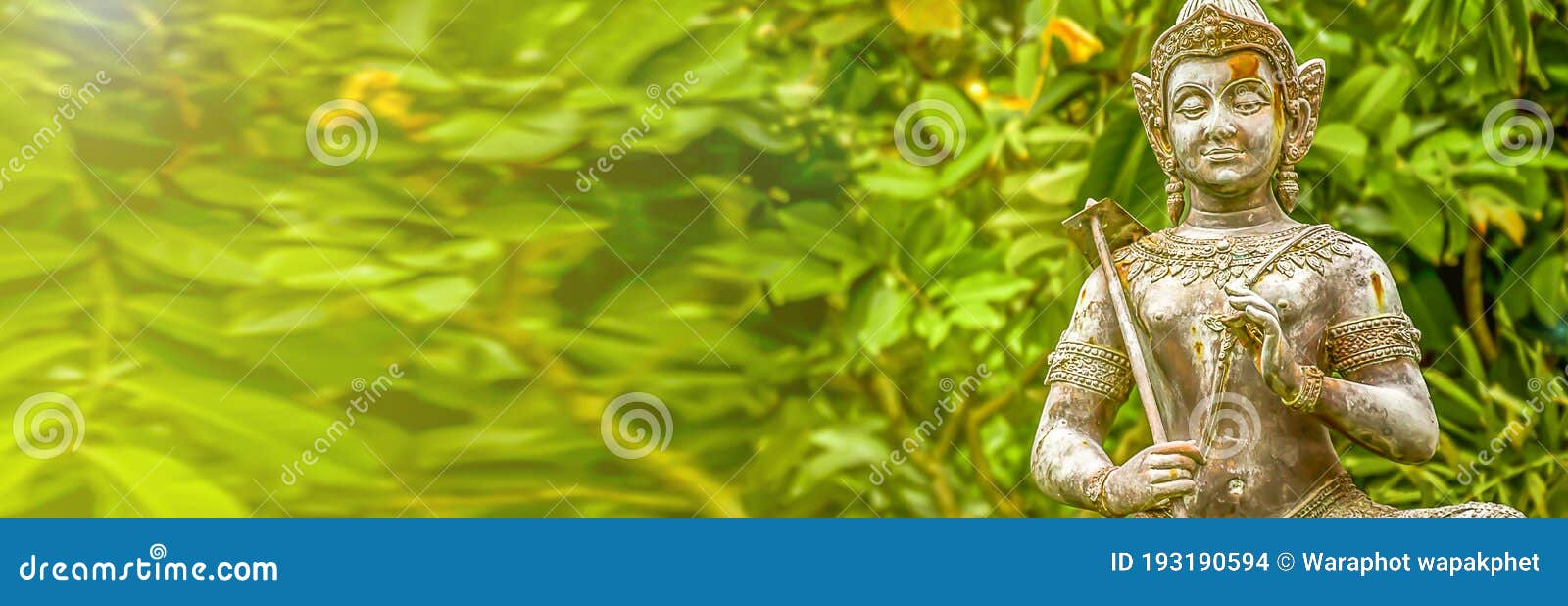 Vishnu is the God of Hinduism,Banner Size Stock Photo - Image of