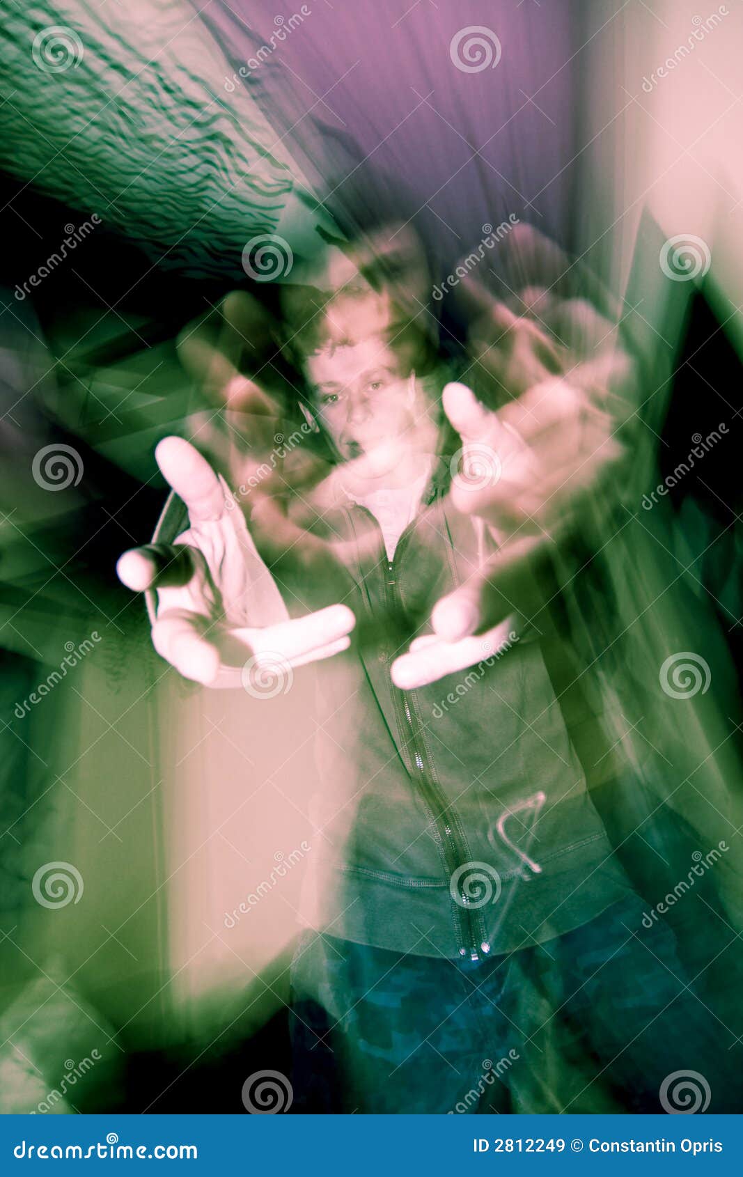 Vision Distorted by Drinking Stock Image - Image of distort