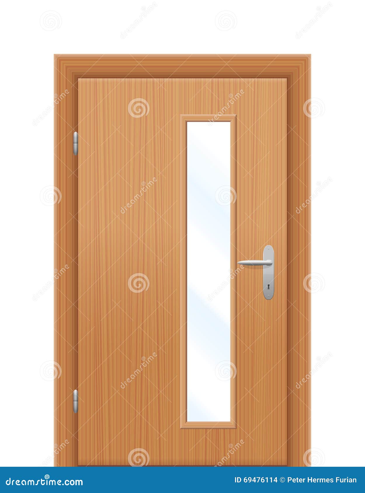Vision Panel Door stock vector. Illustration of longish ...