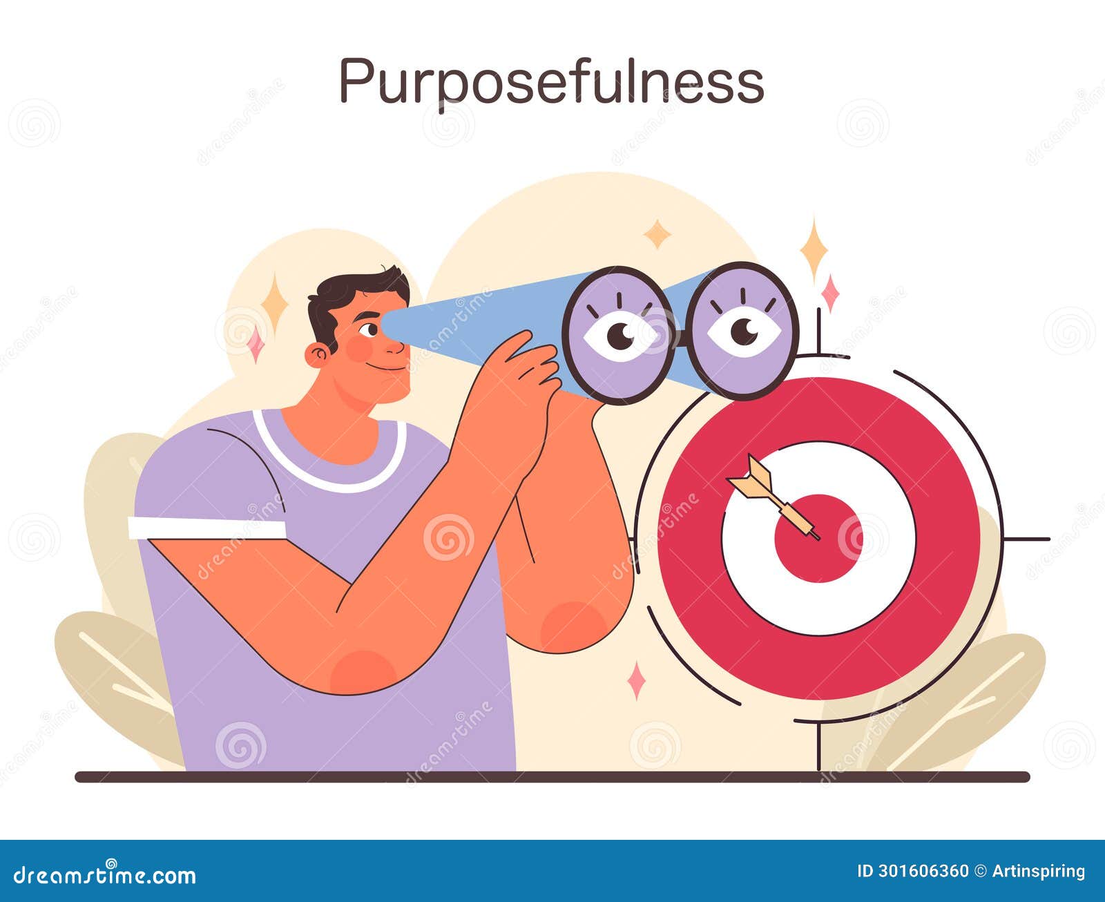 vision of purposefulness . flat  