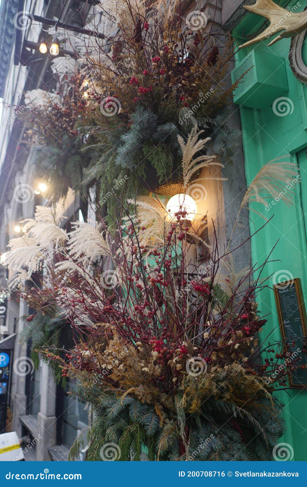 Quebec Christmas Decoration Stock Photo Image of right, canada 200708716