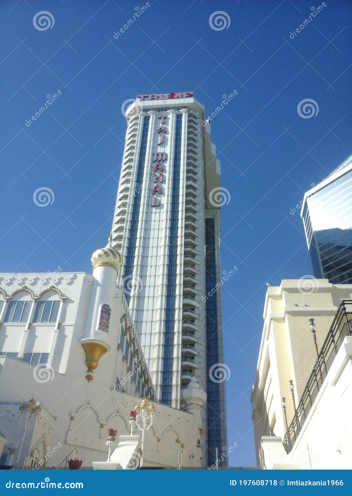 Vista De Peão De Trump Taj Mahal Hotel Atlantic City. Foto de Stock  Editorial - Imagem de bonito, dinastia: 197608718