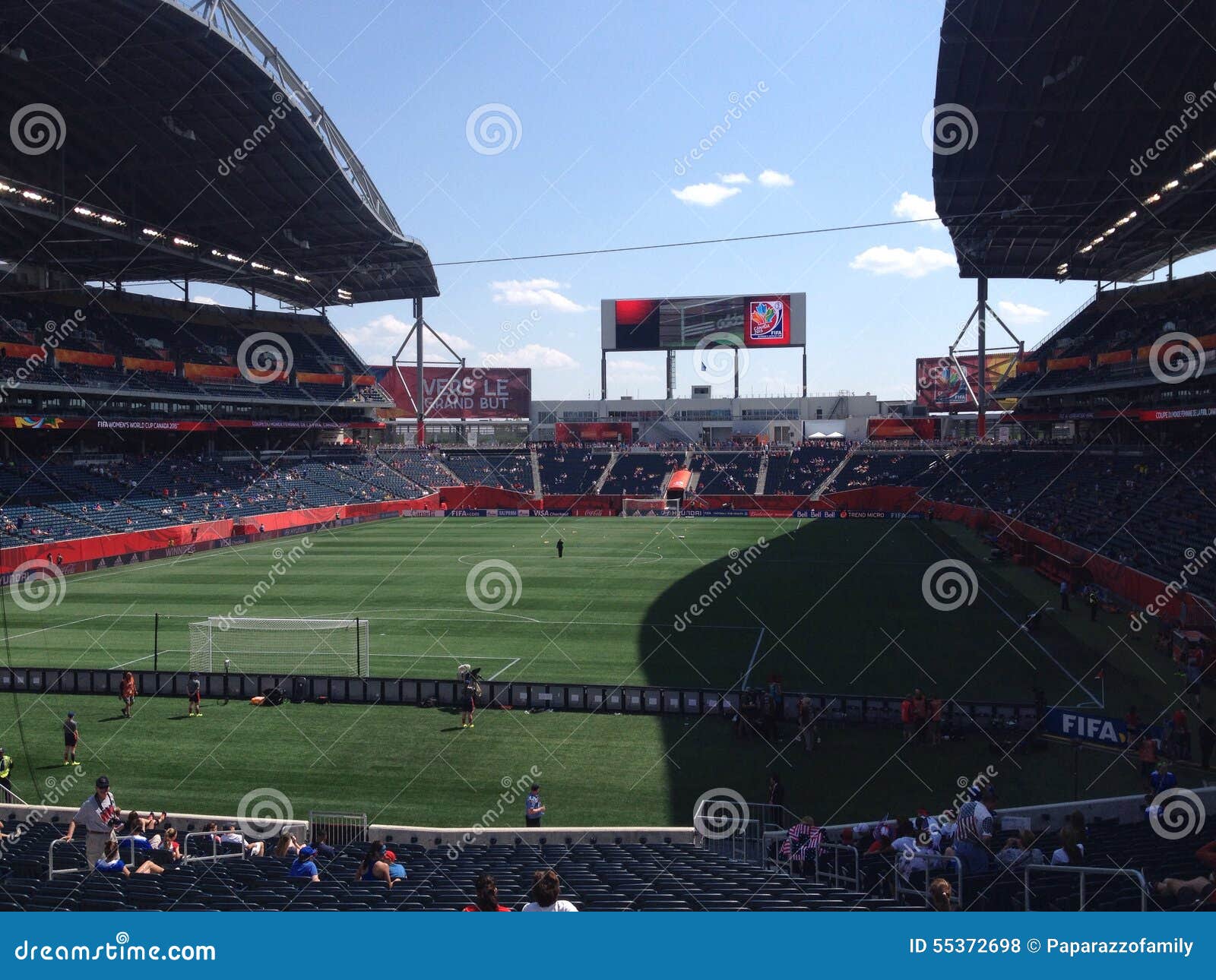 Vista Dello Stadio Di Winnipeg Fotografia Stock Editoriale Immagine