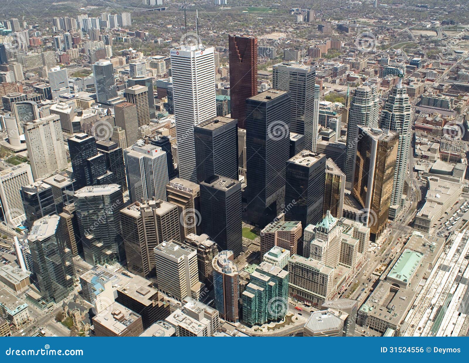 Vista em Toronto do centro foto editorial. Imagem de arquitetura 31524556