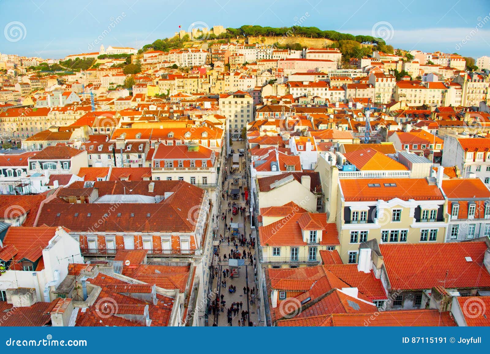 LISBON LISBOA antique town city plano de la cidade. Portugal mapa