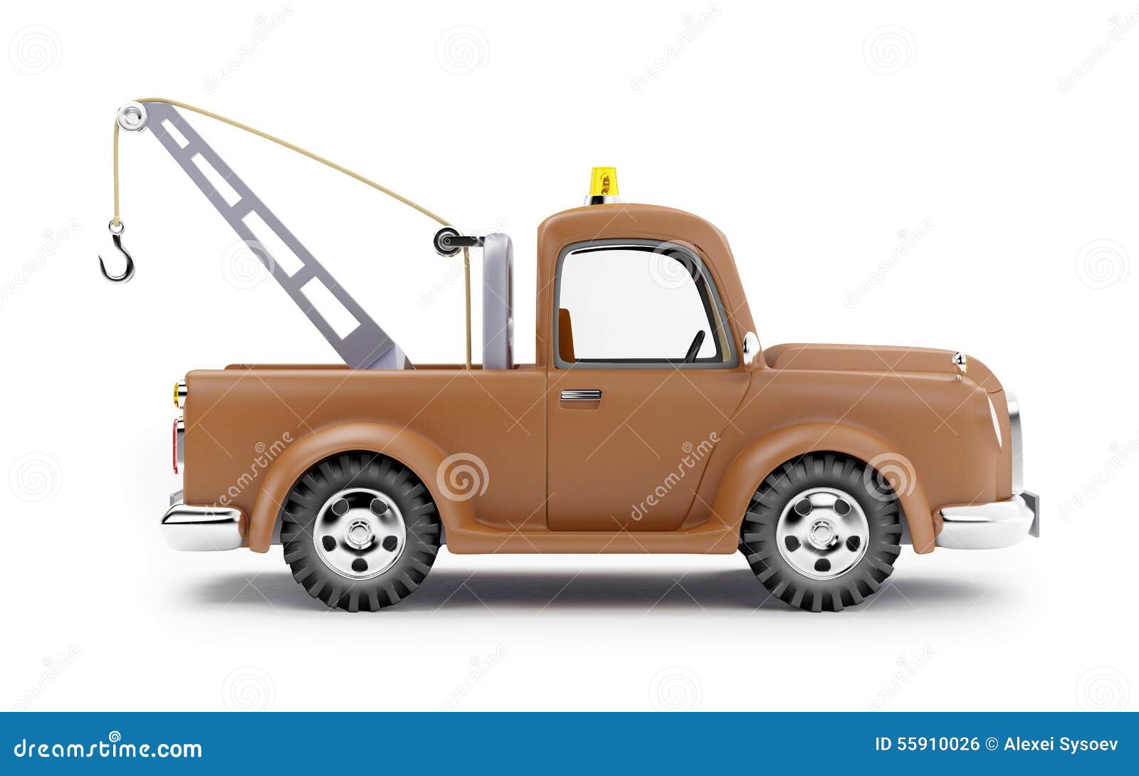 Camión De Grúa Vista Lateral Stock de ilustración - Ilustración de conducir,  icono: 55910026, image size:1600x1090