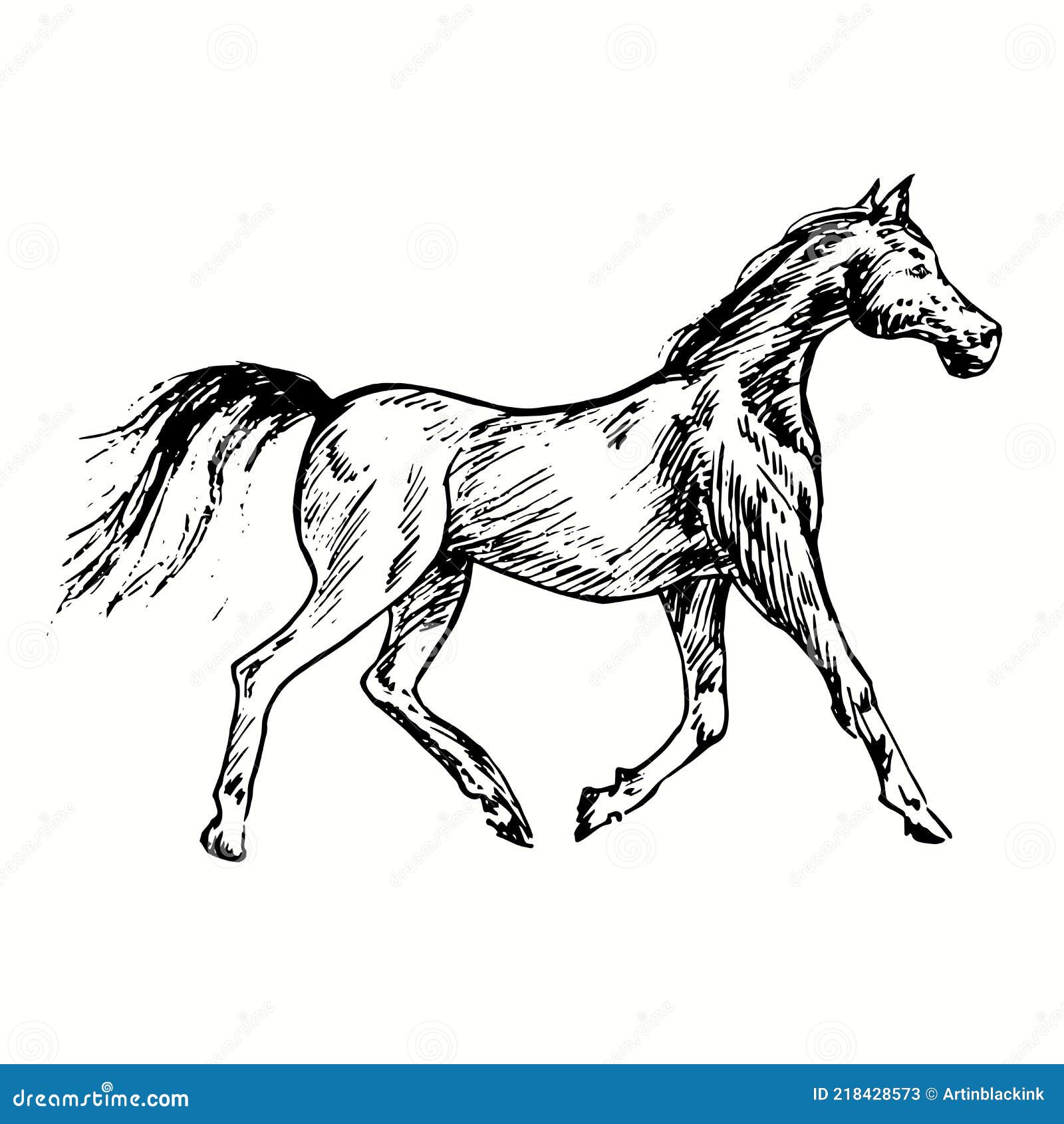 ilustração de desenho animado de cavalo marinho bonito isolada no