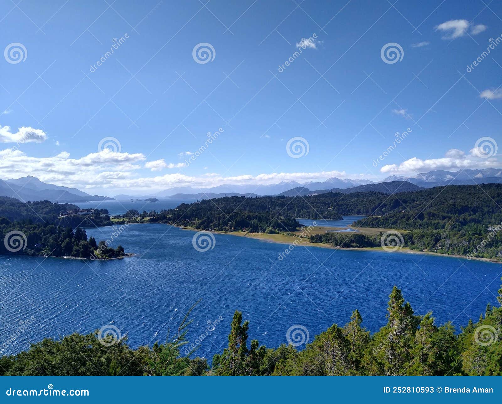 patagonian lakes of bariloche argentina